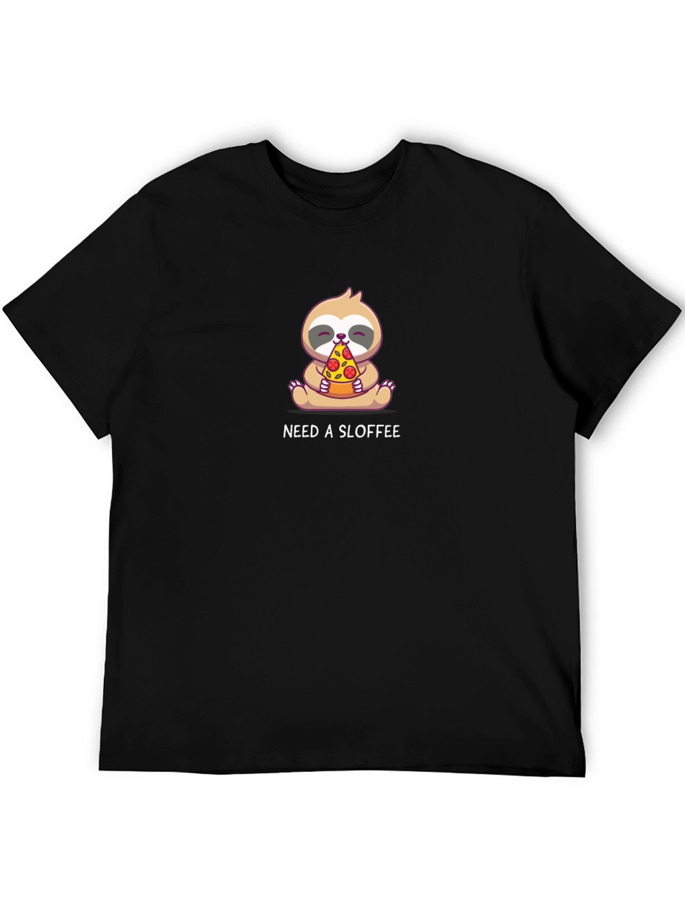 Need a Sloffee Sloth Pizza Graphic Tee