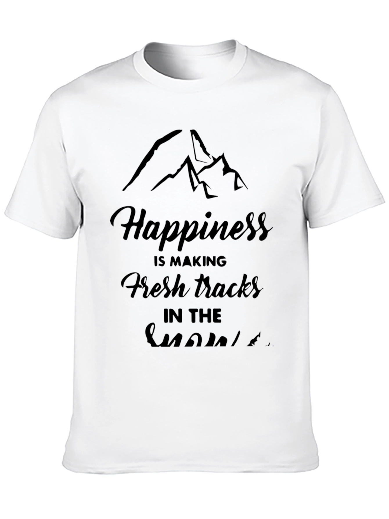 Happiness Fresh Tracks Graphic Tee