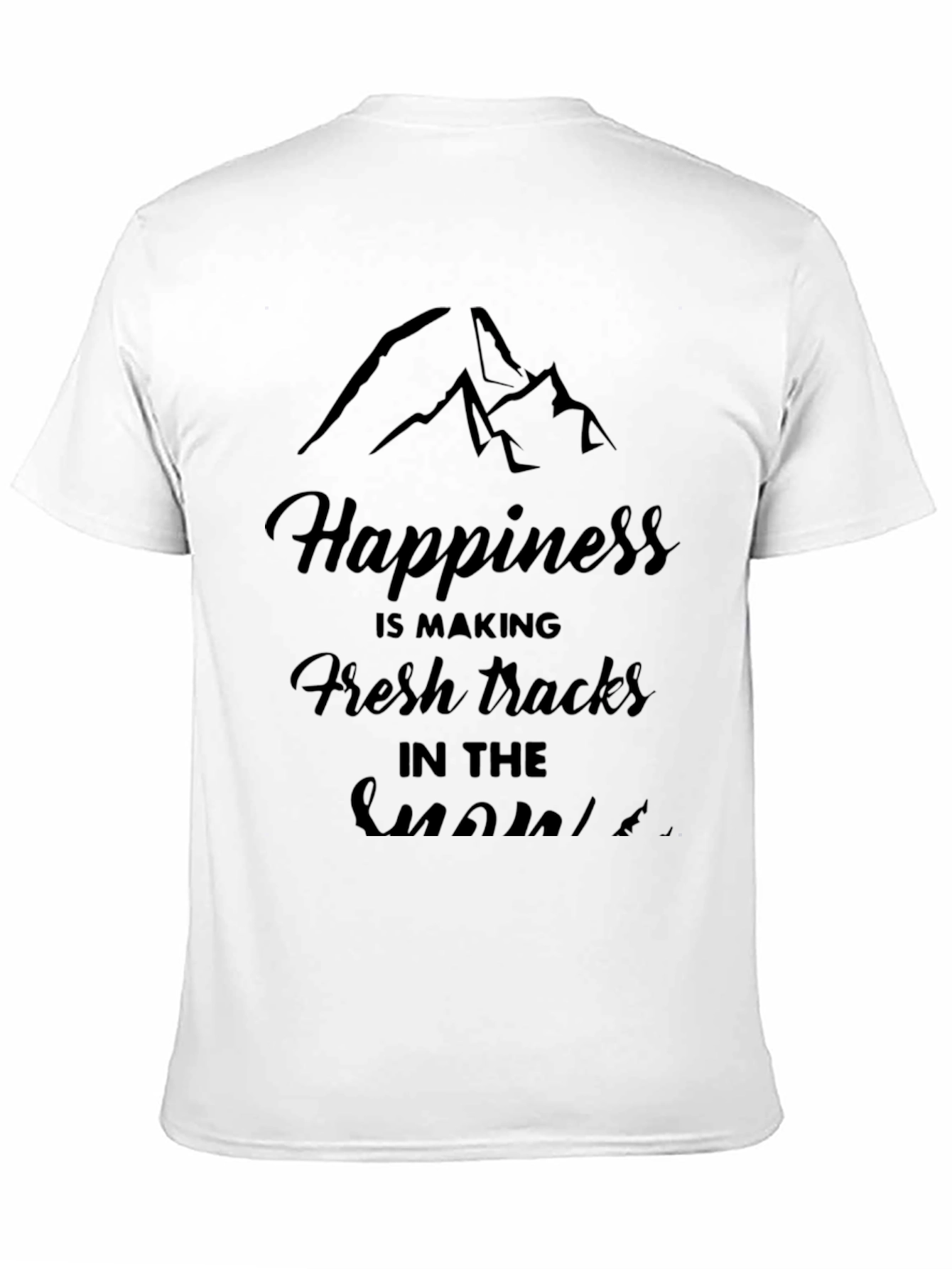 Happiness Fresh Tracks Graphic Tee