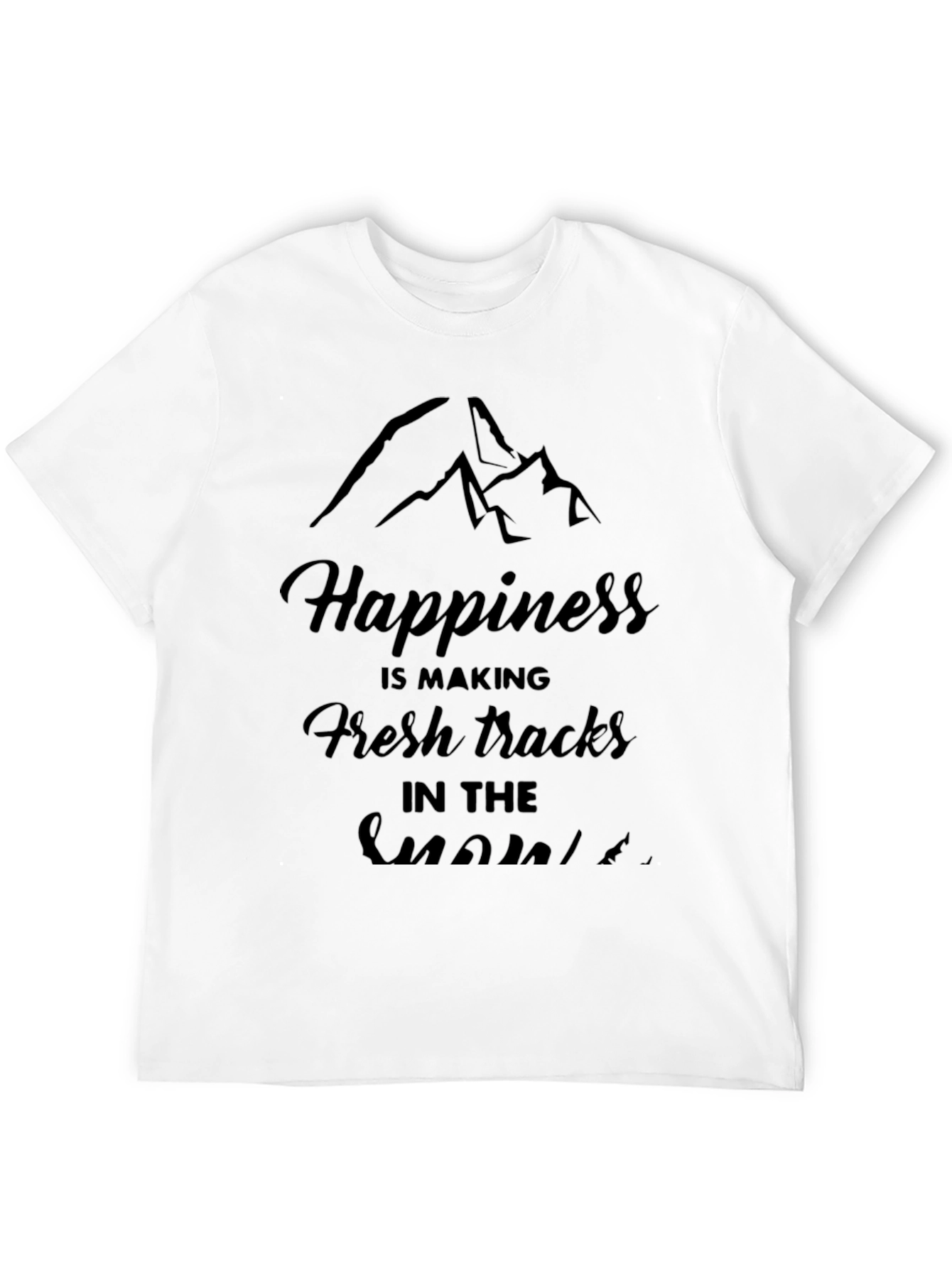 Happiness Fresh Tracks Graphic Tee
