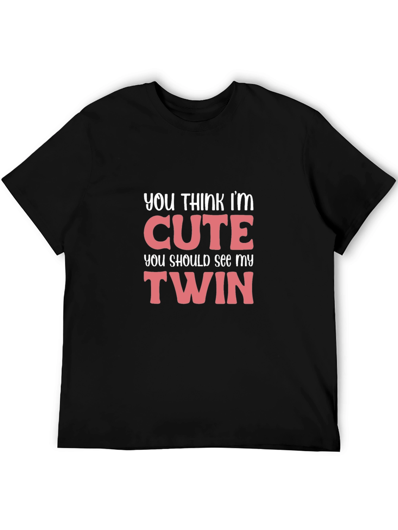 Cute Twin Funny Graphic T-Shirt