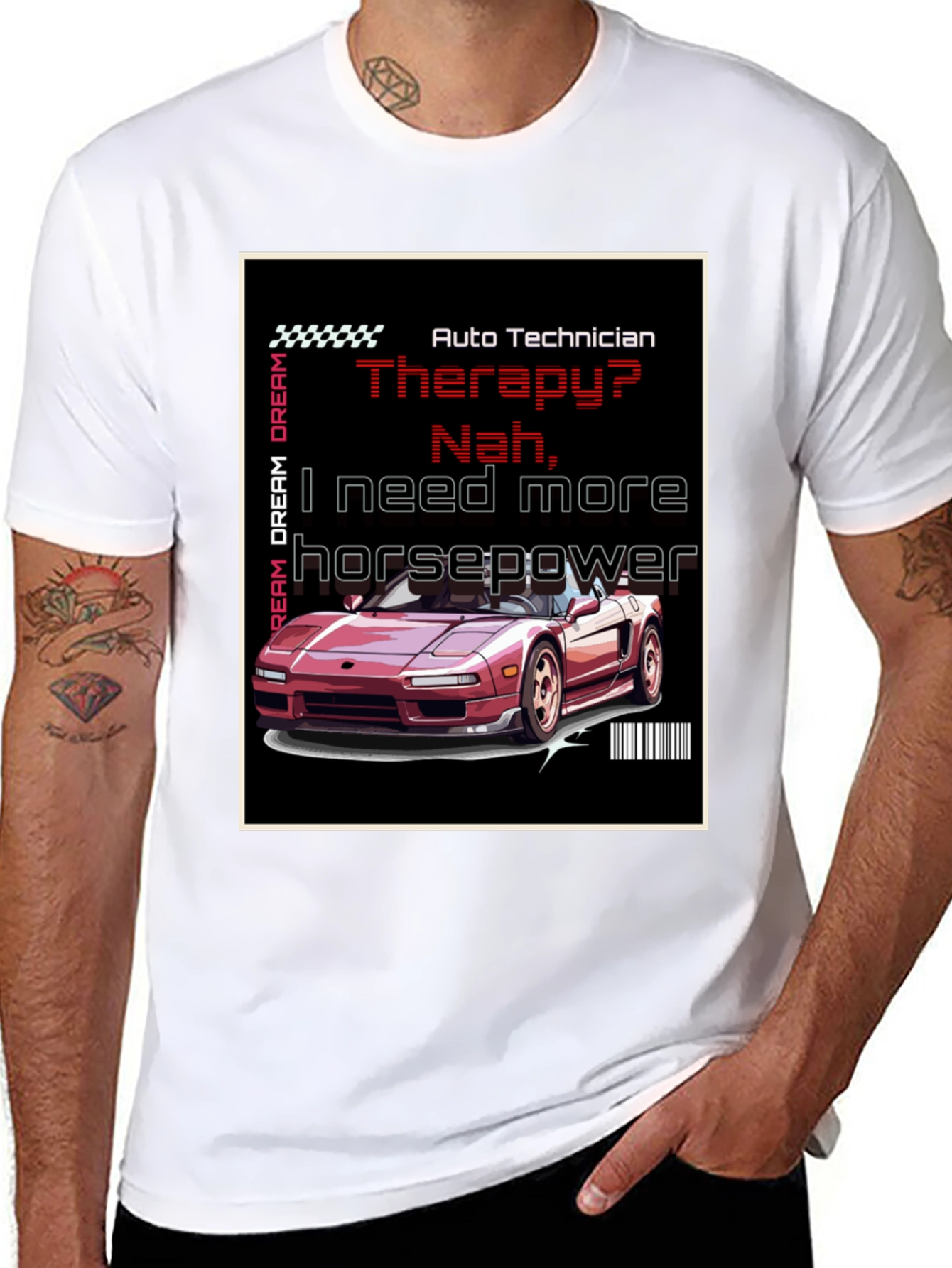 Auto Technician Horsepower T-Shirt