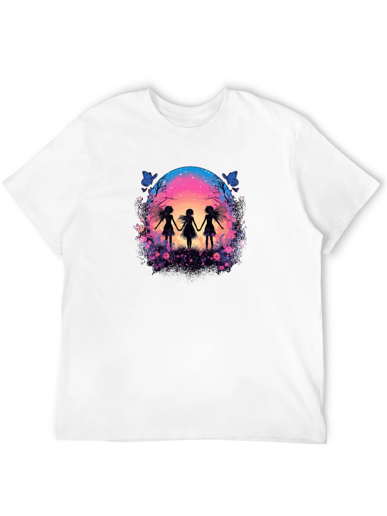 Magical Fairies T-Shirt - Black Graphic Tee