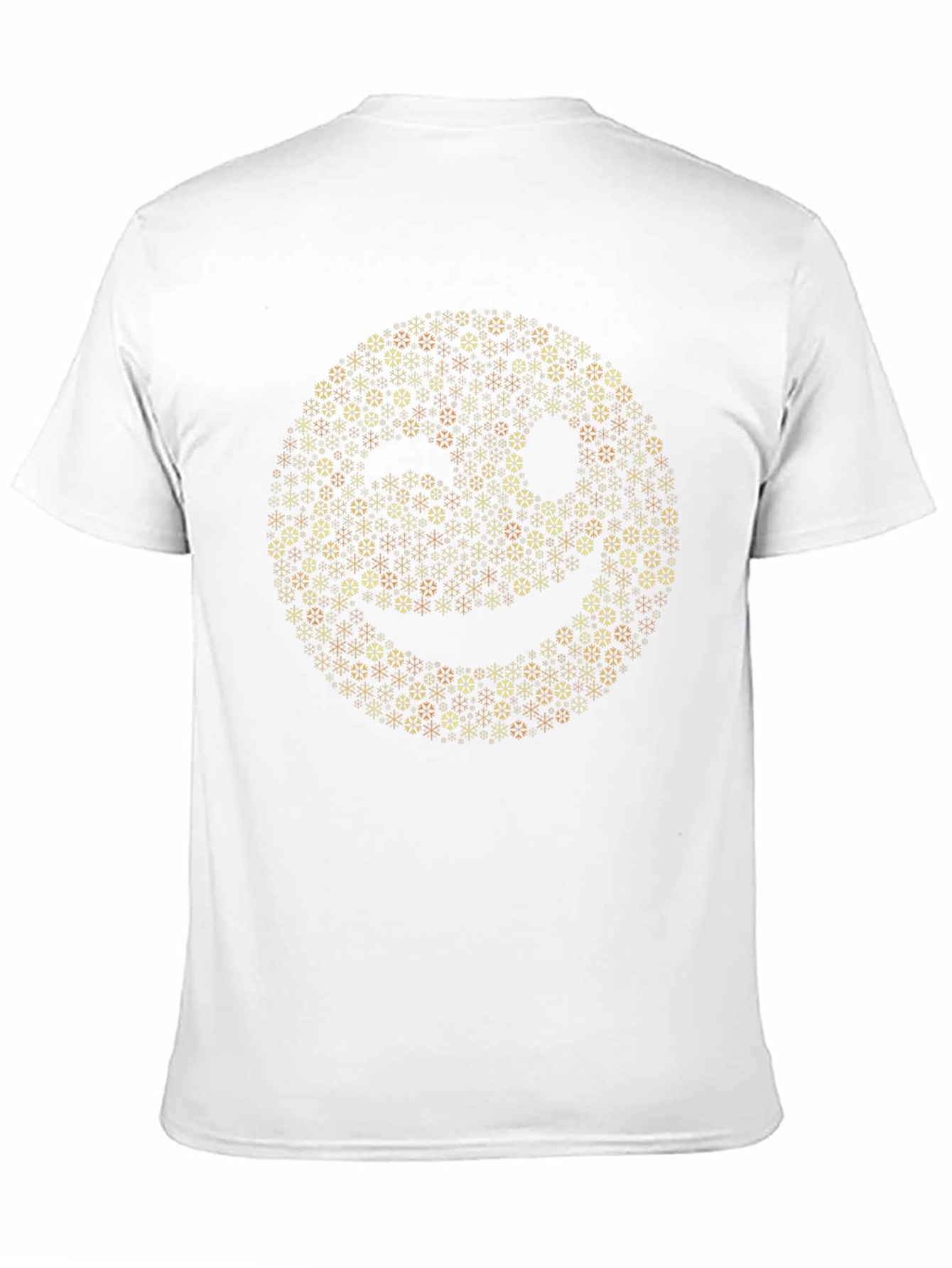 Smiley Face Mosaic Tee - Black Graphic T-Shirt