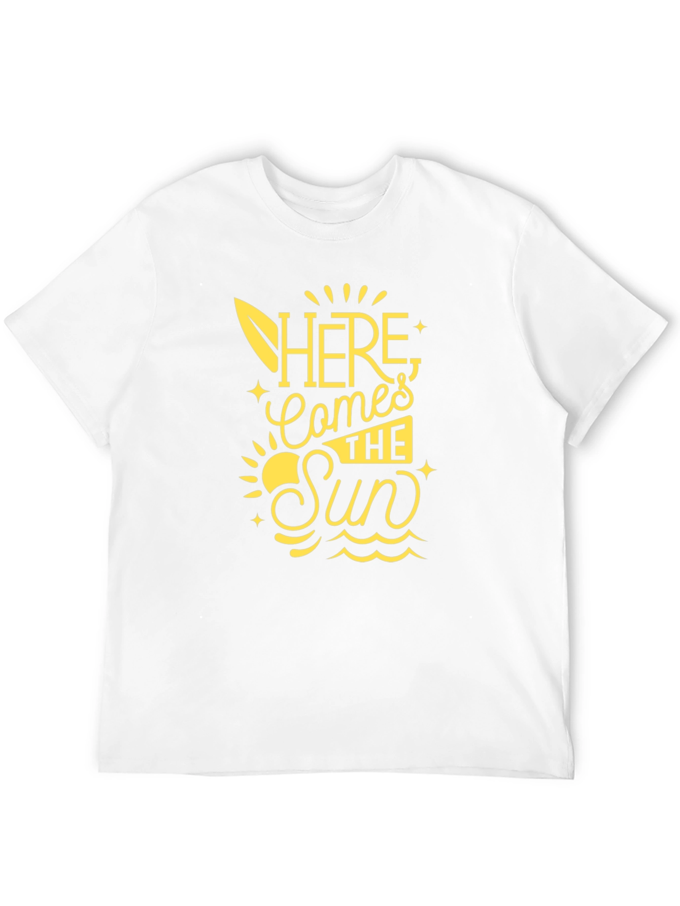 Here Comes the Sun Black Graphic Tee