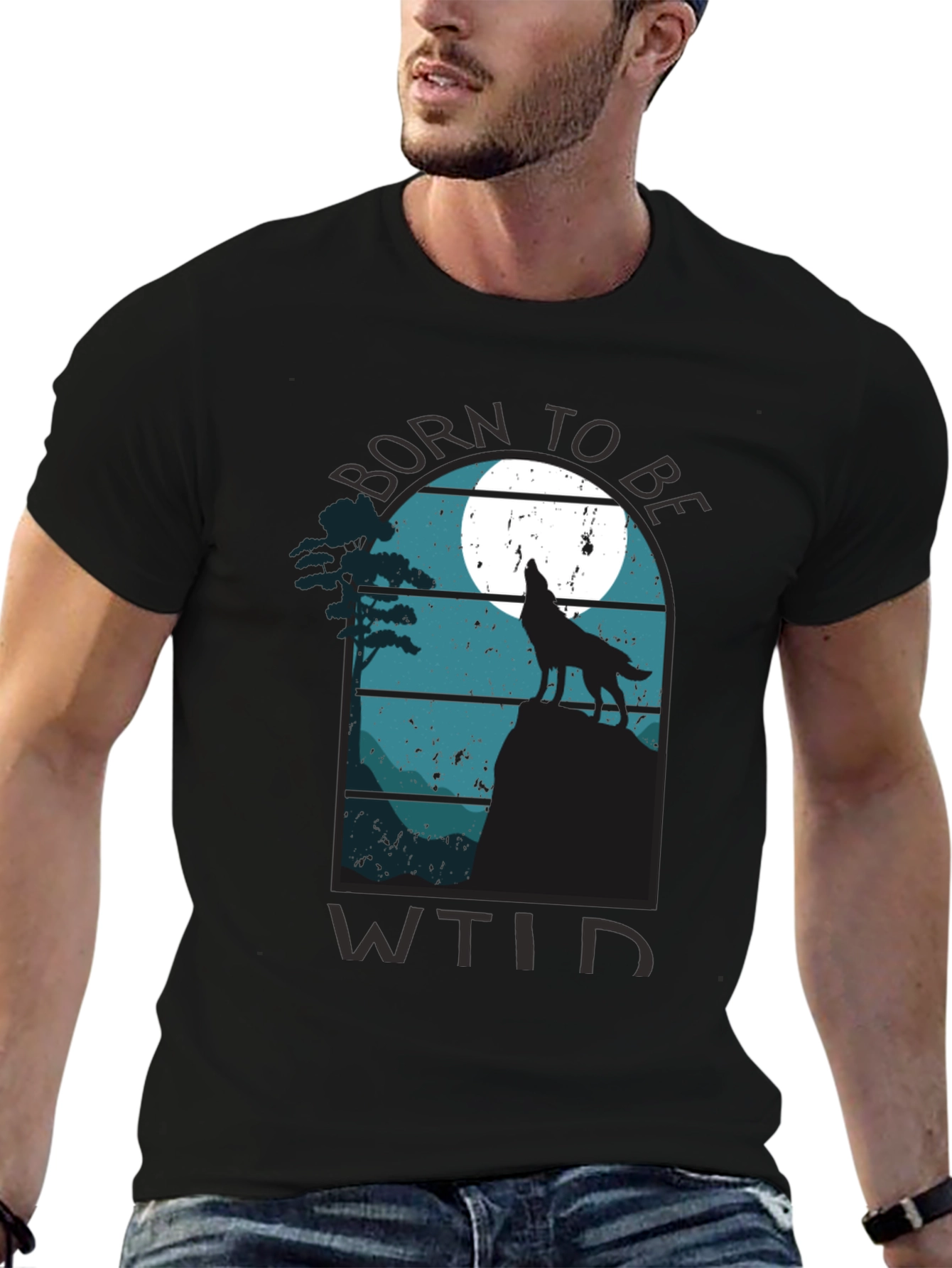 Born to be Wild Black T-Shirt