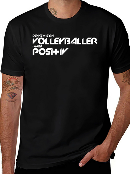 Volleyballer Positive Mindset Graphic Tee