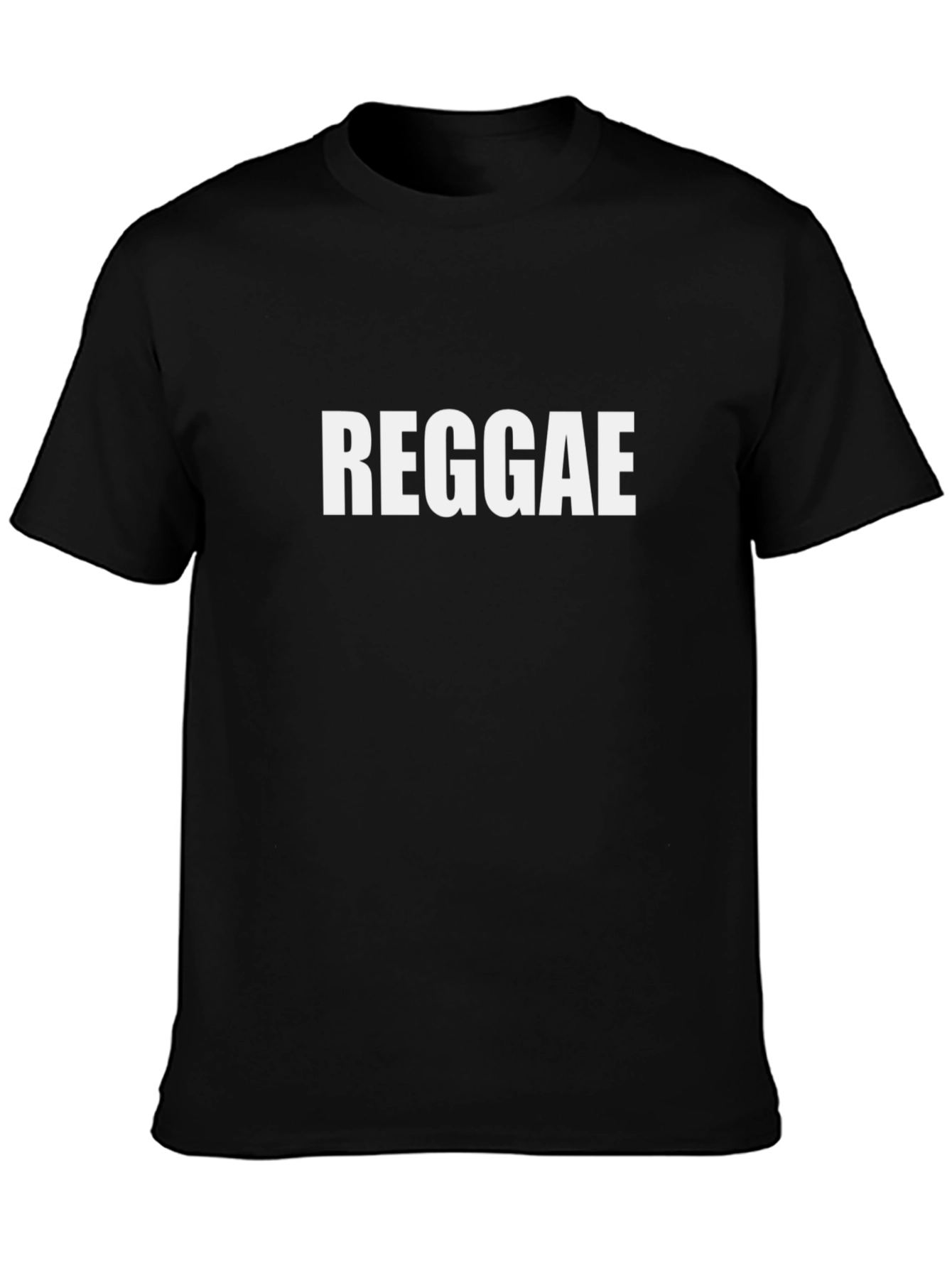 Reggae Black T-Shirt - Bold Graphic Tee