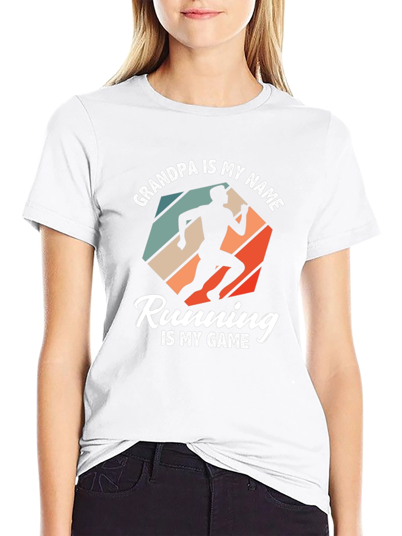 Grandpa Running T-Shirt - Sporty Grandpa Gift