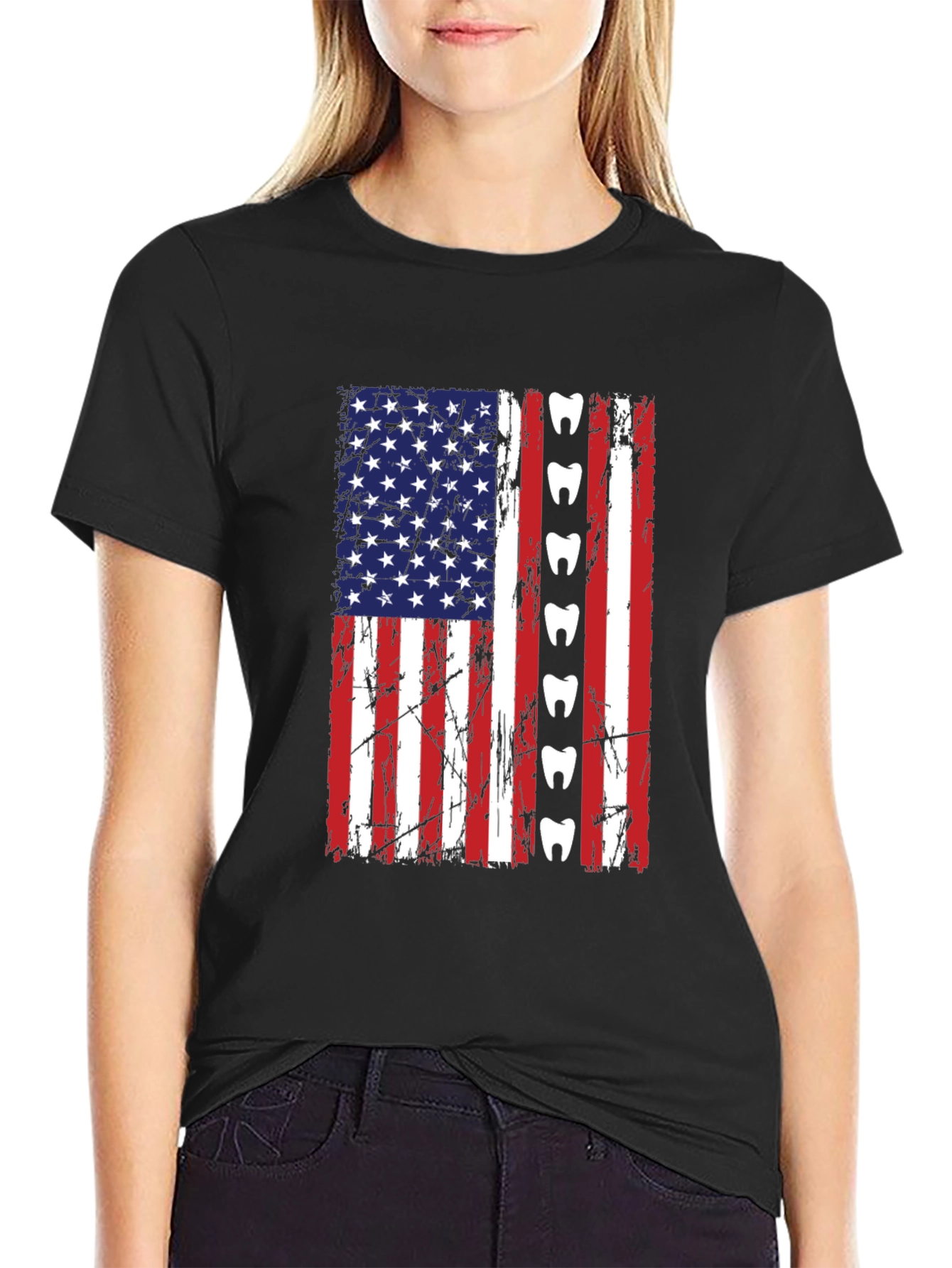 American Flag Dentist T-Shirt