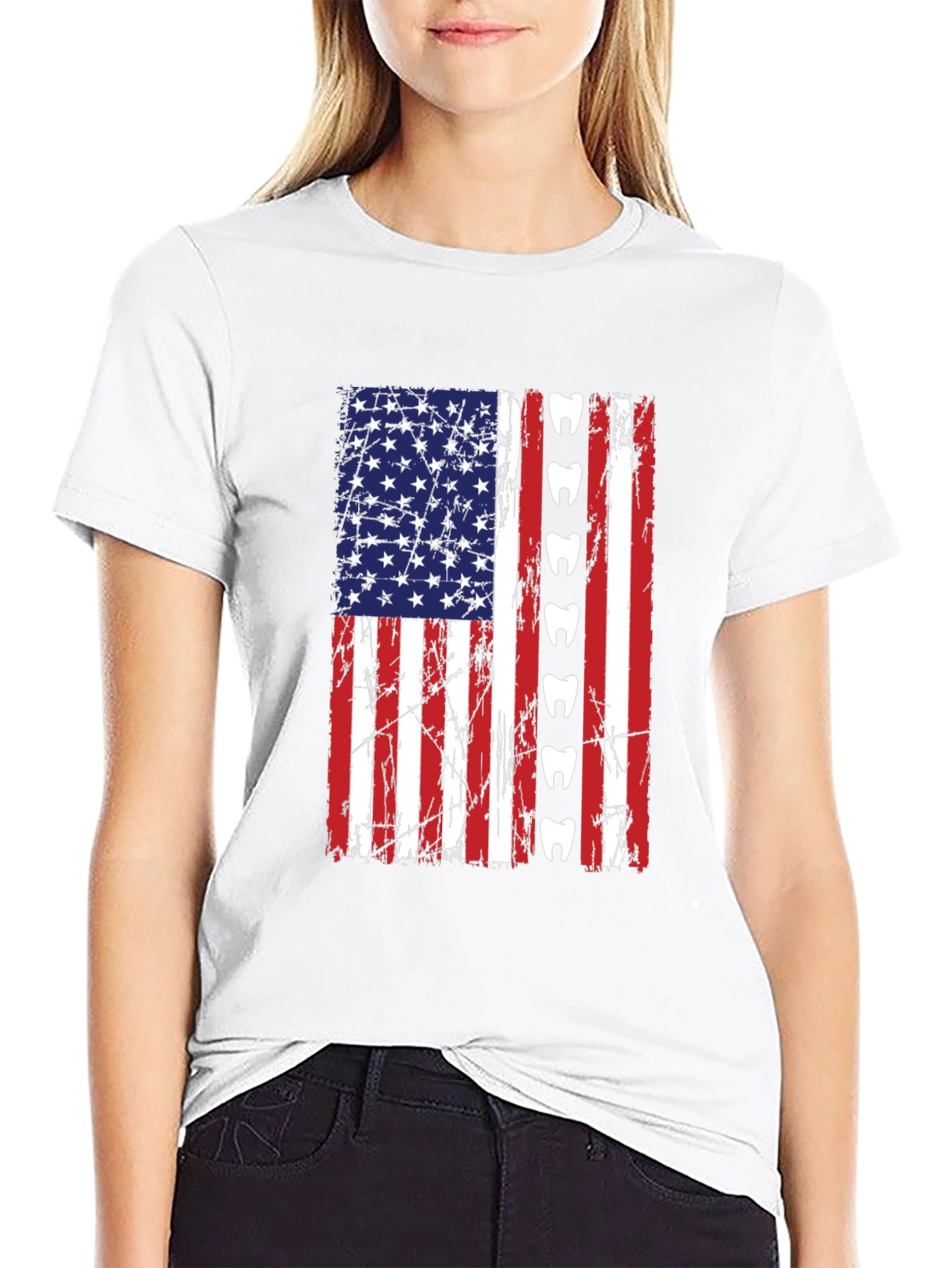 American Flag Dentist T-Shirt
