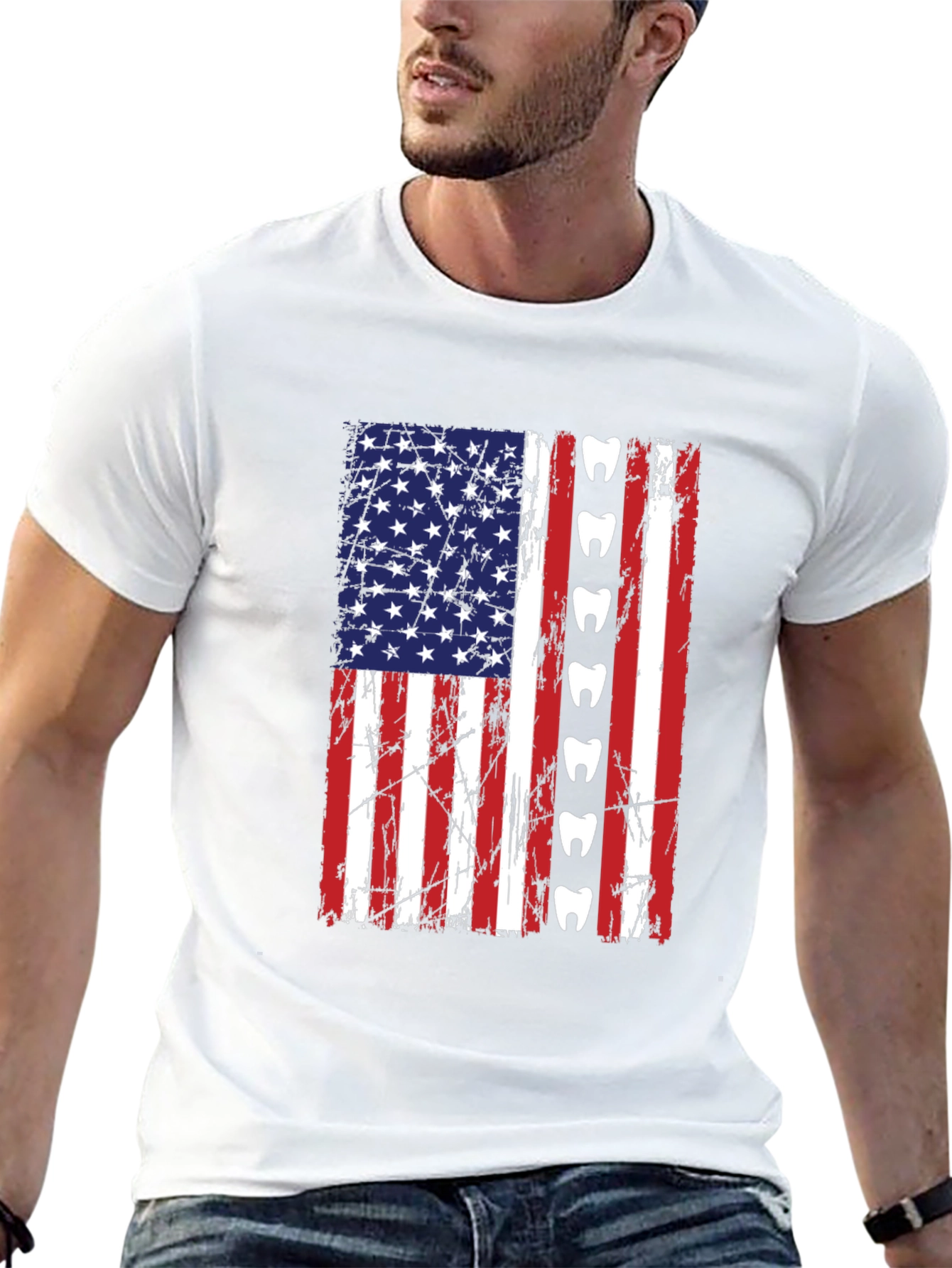 American Flag Dentist T-Shirt