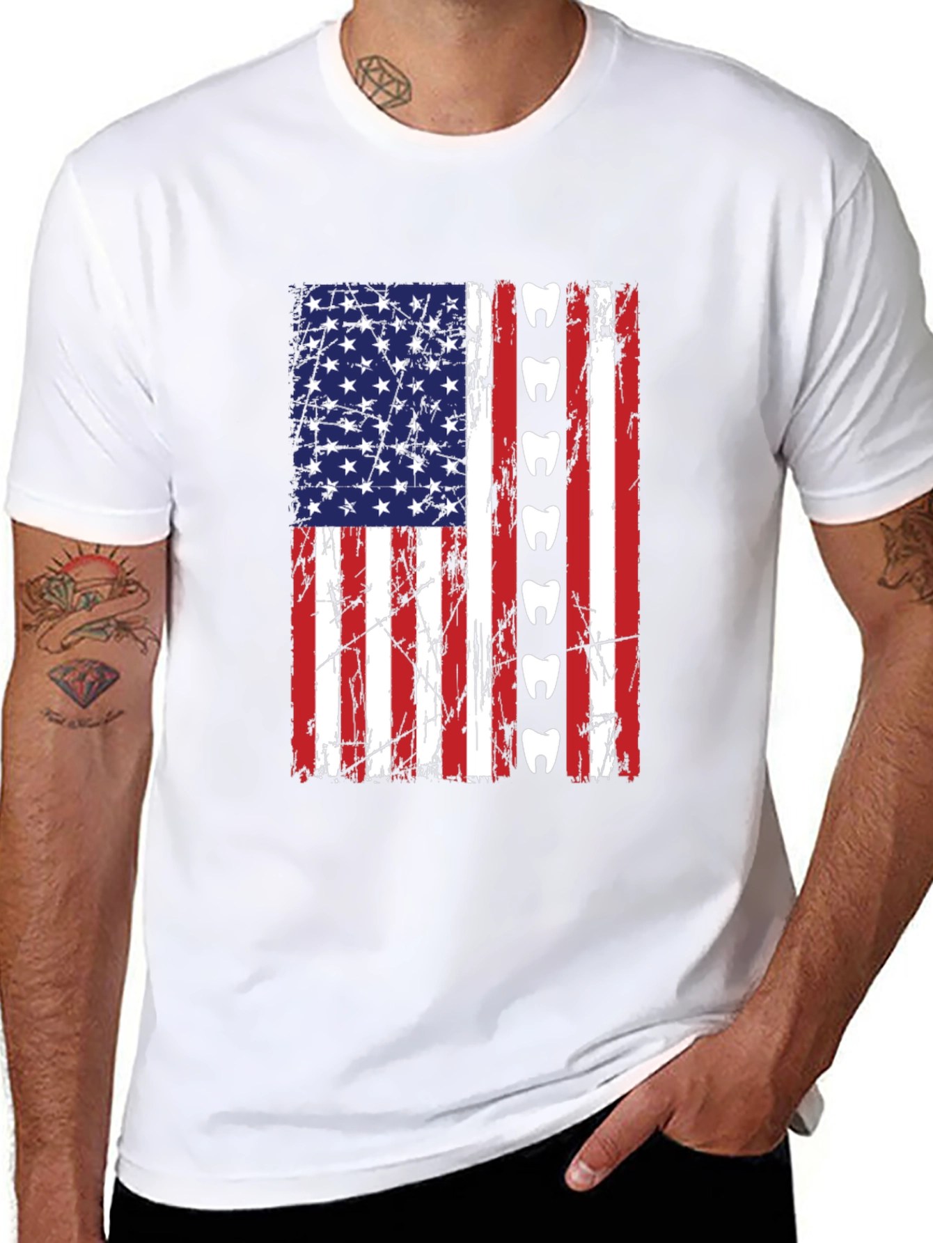 American Flag Dentist T-Shirt