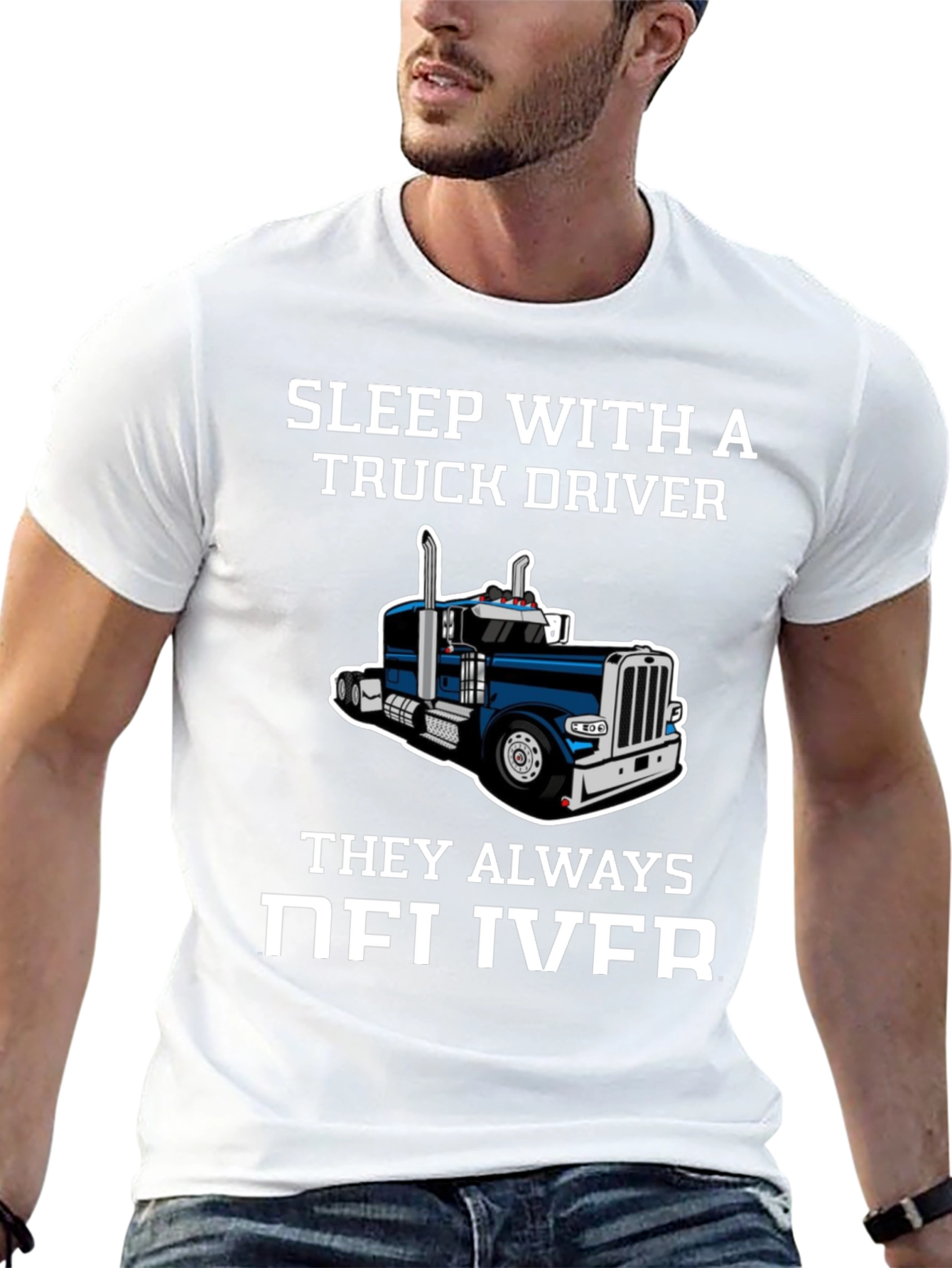 Sleep with a Truck Driver Funny T-Shirt