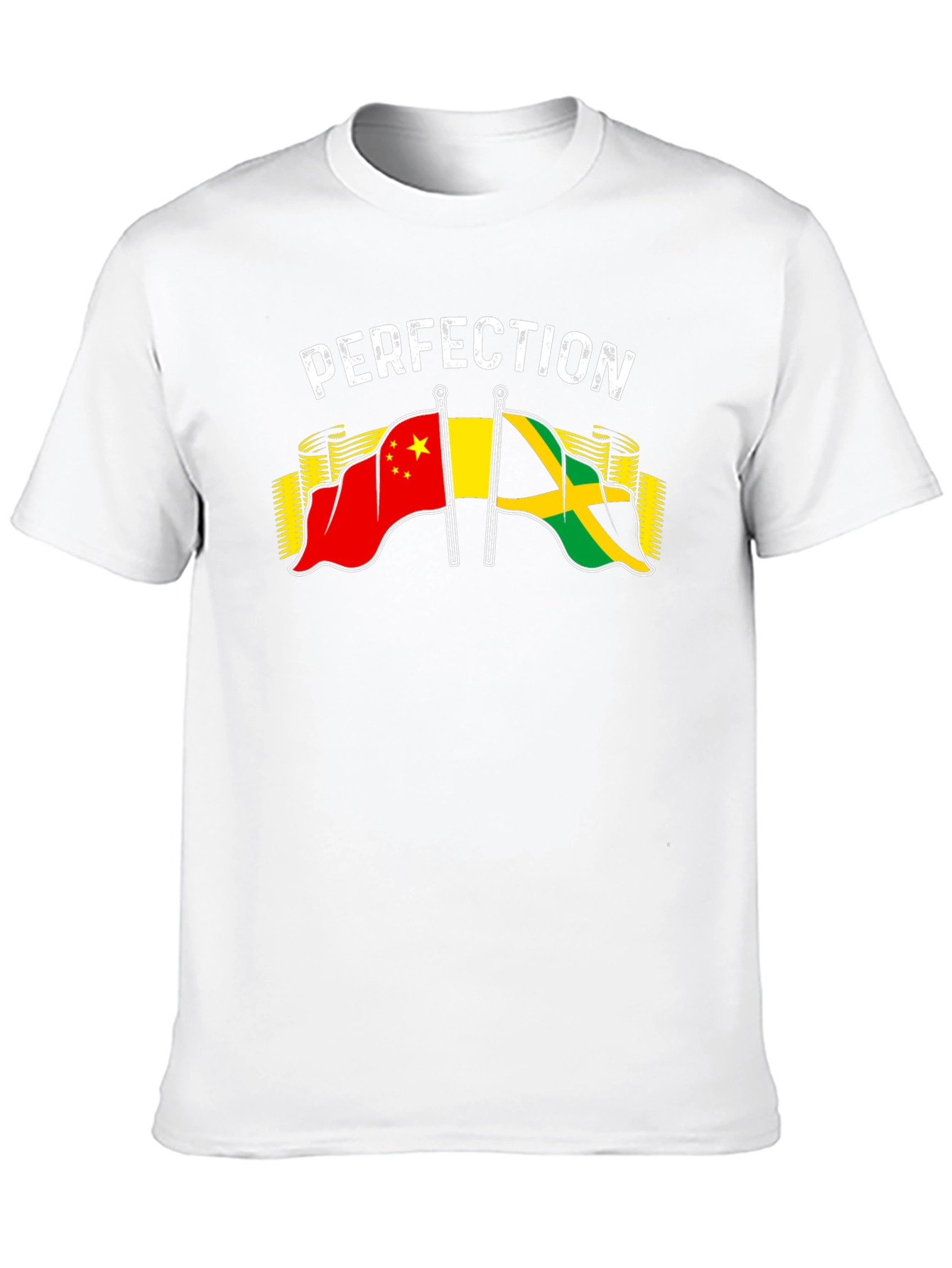 Perfection China Jamaica Flag Graphic T-Shirt