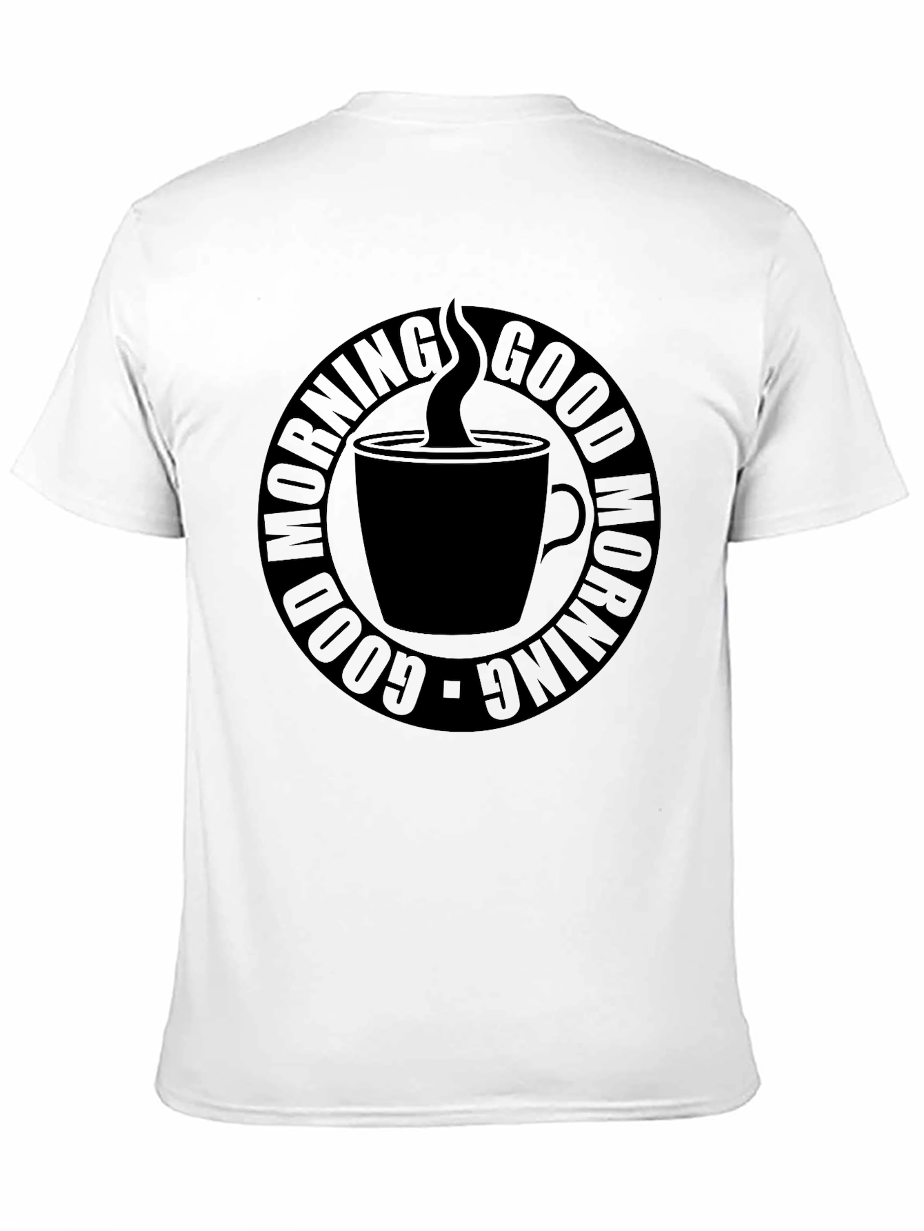 Good Morning Coffee T-Shirt - Black Graphic Tee