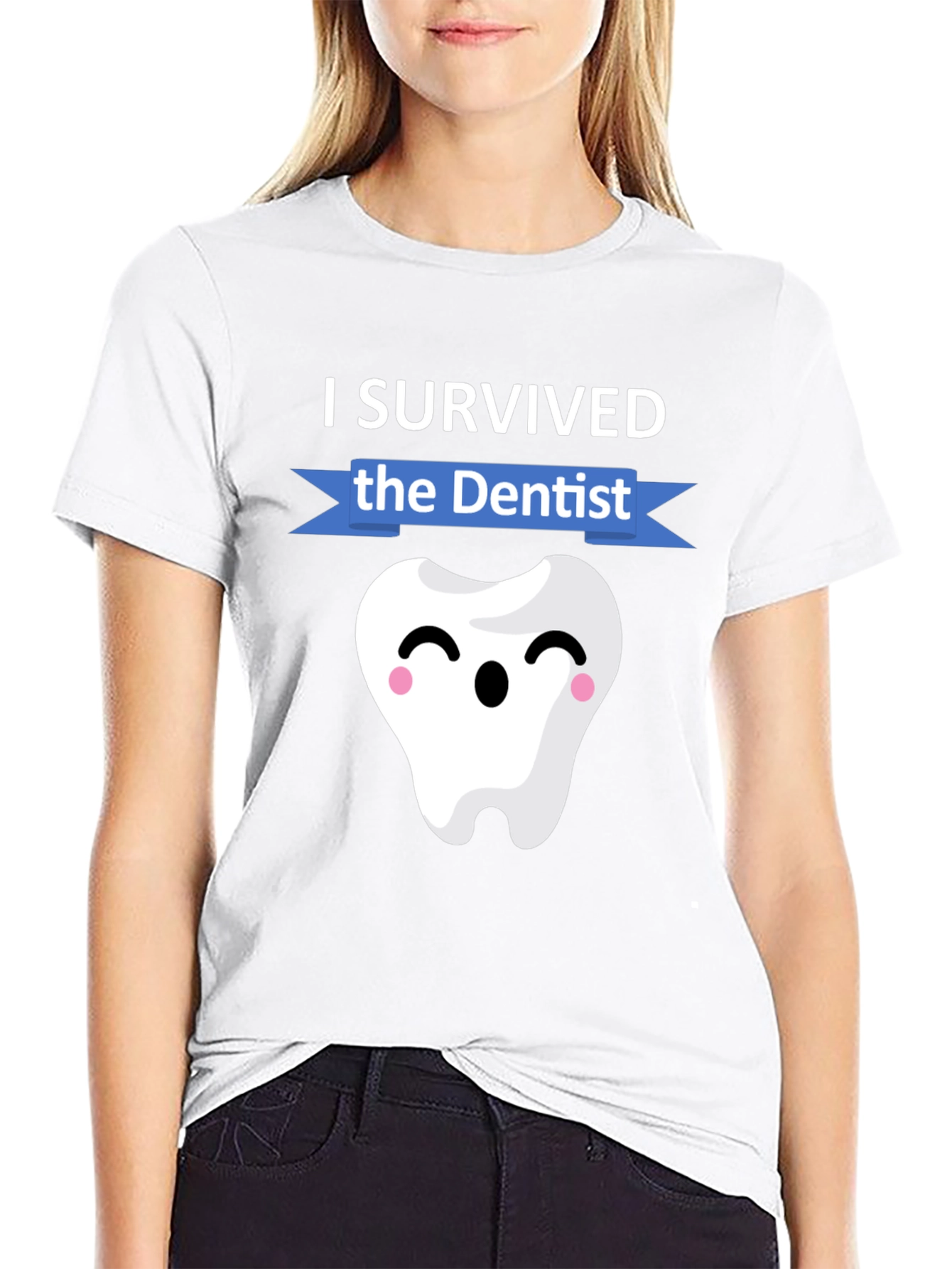 I Survived the Dentist T-Shirt Funny Dental Hygienist Tee