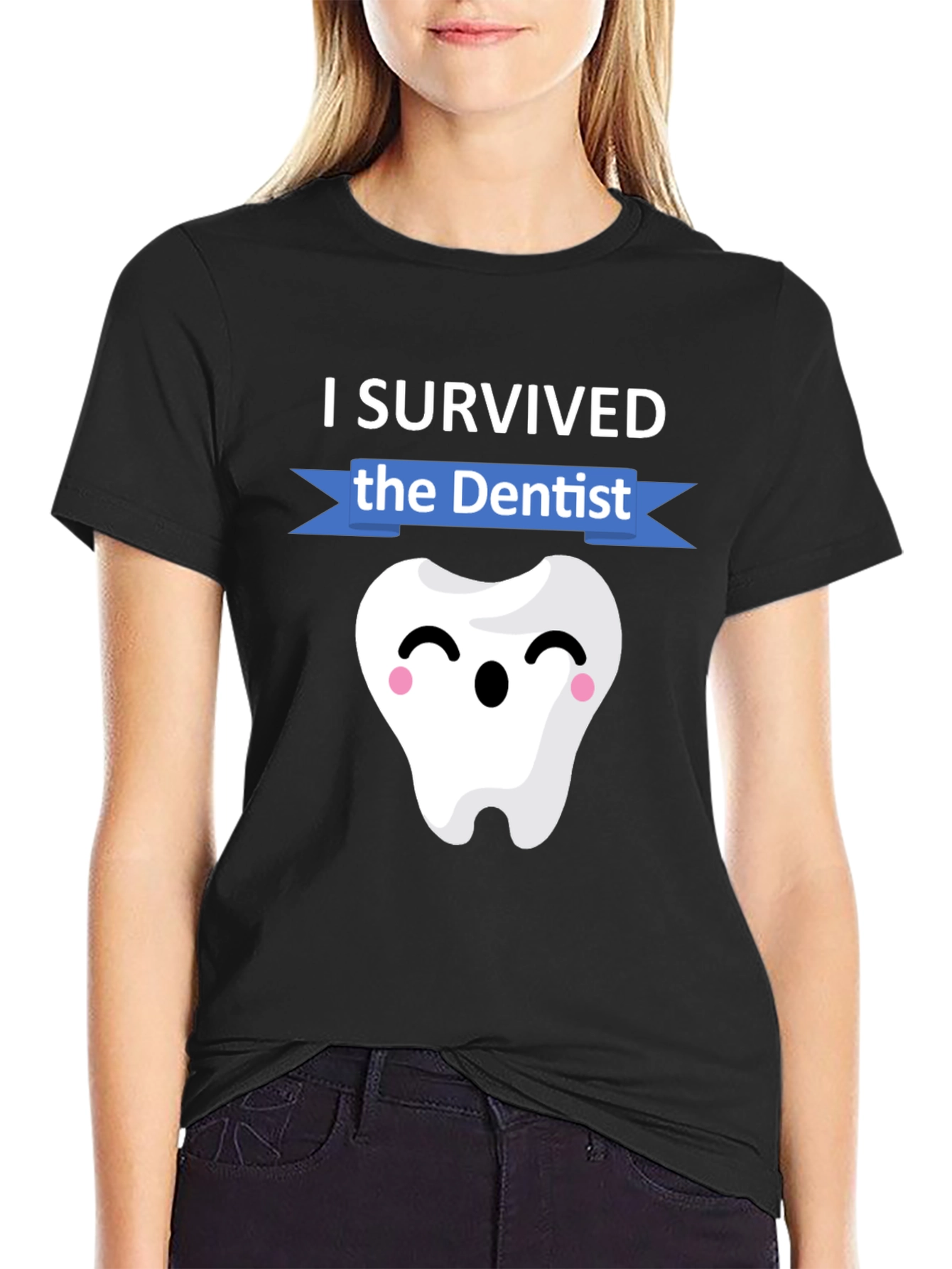 I Survived the Dentist T-Shirt Funny Dental Hygienist Tee
