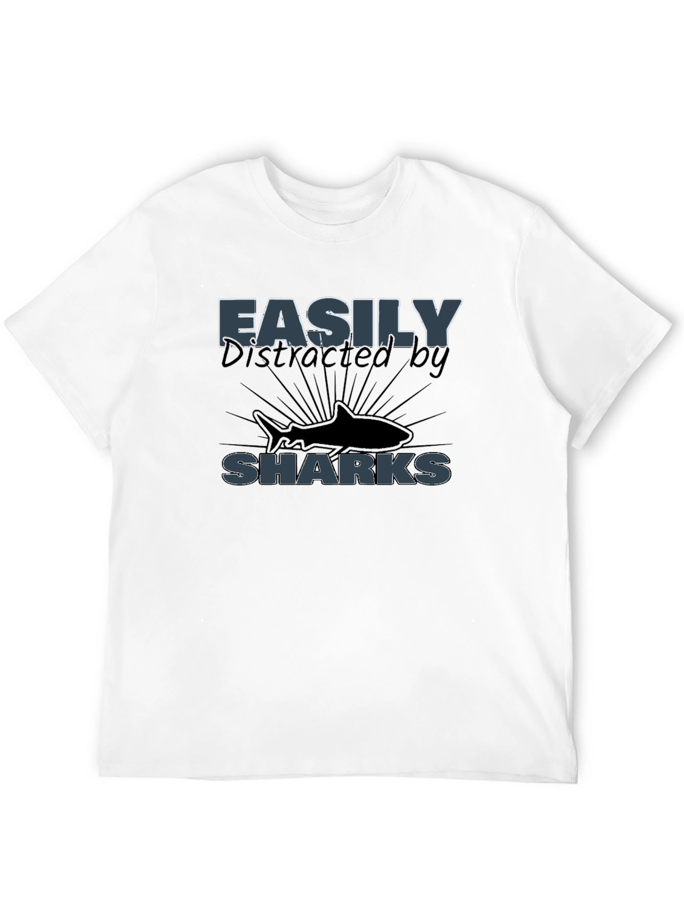 Easily Distracted by Sharks Graphic T-Shirt