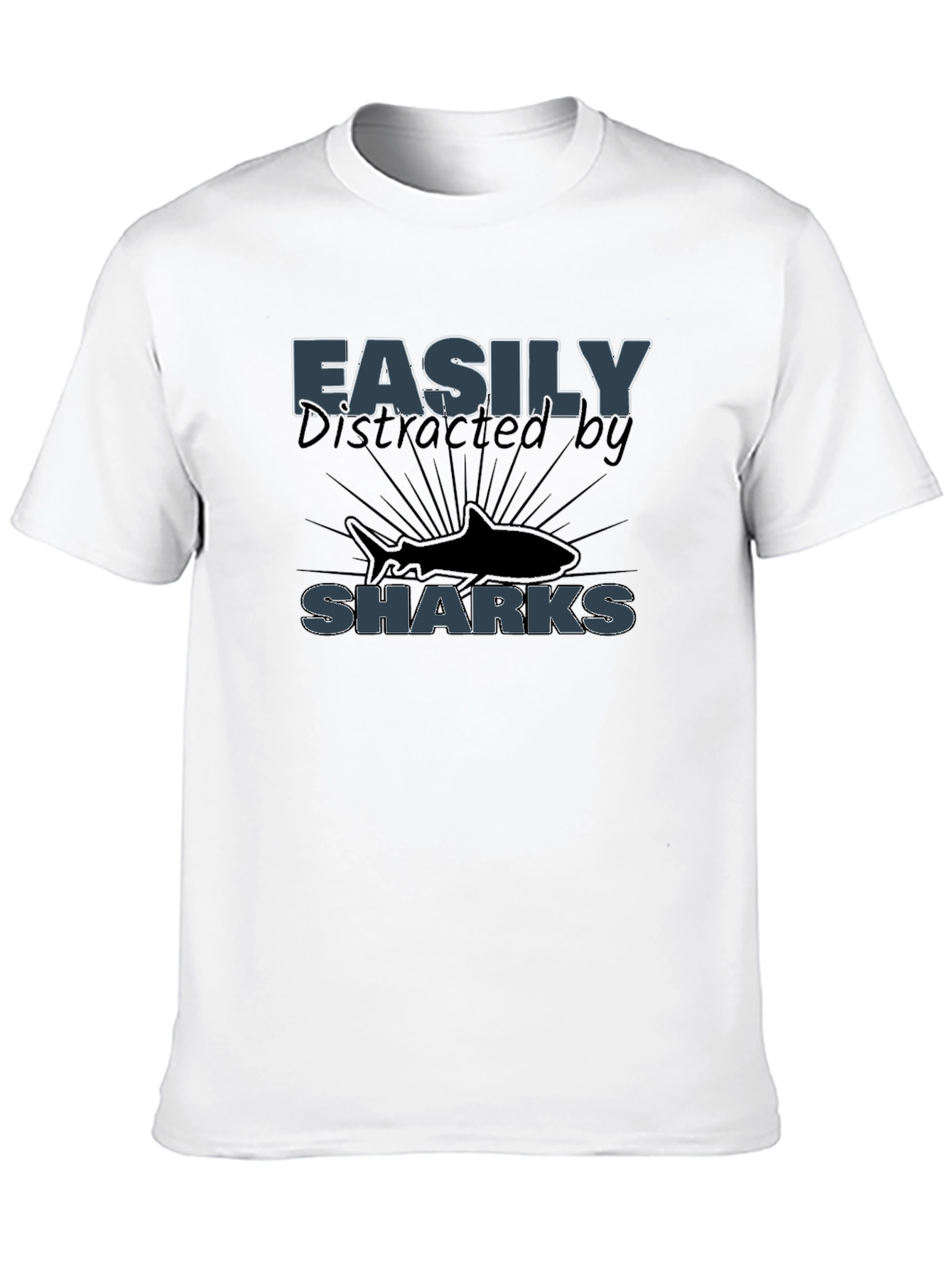Easily Distracted by Sharks Graphic T-Shirt