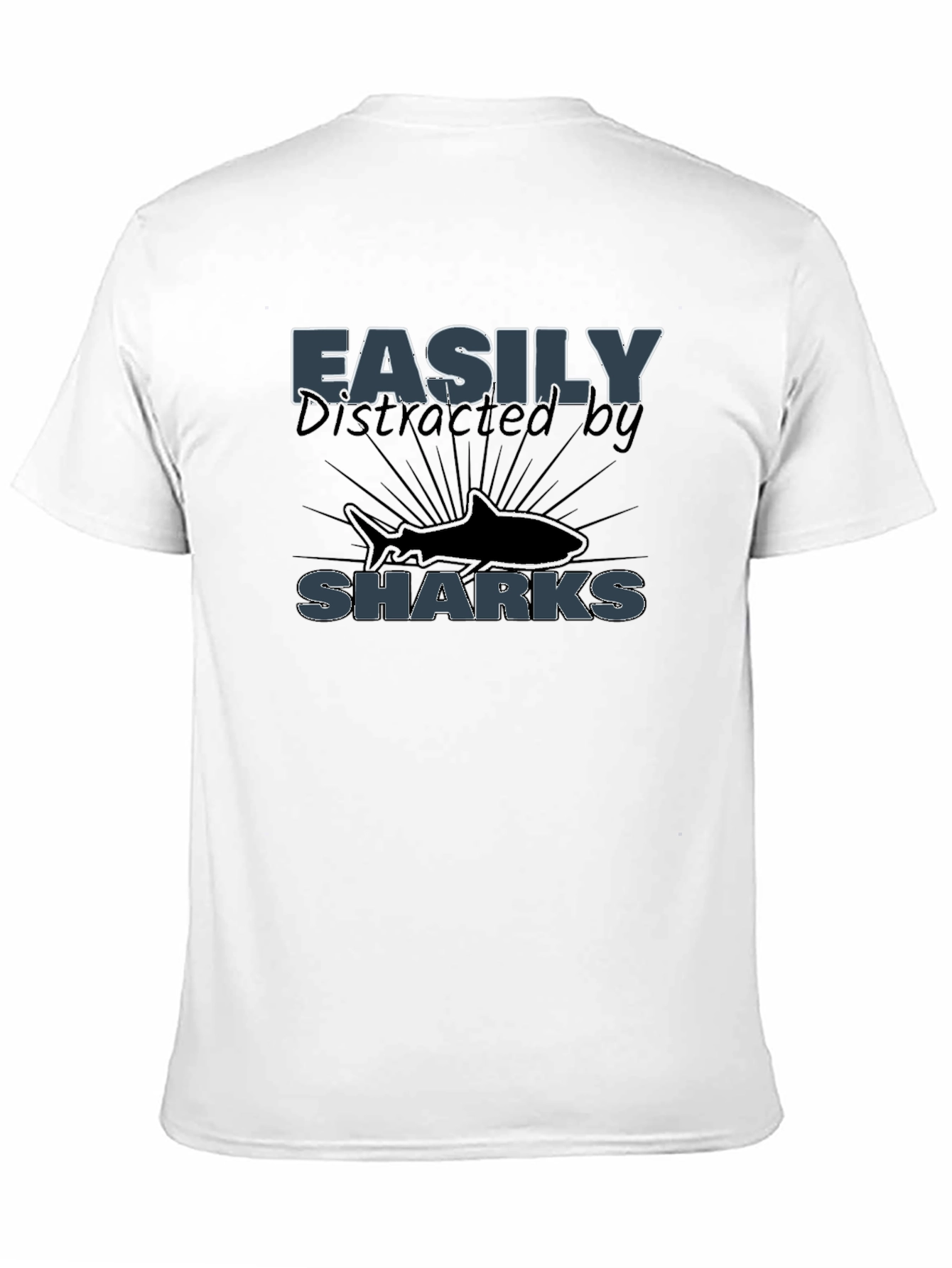 Easily Distracted by Sharks Graphic T-Shirt