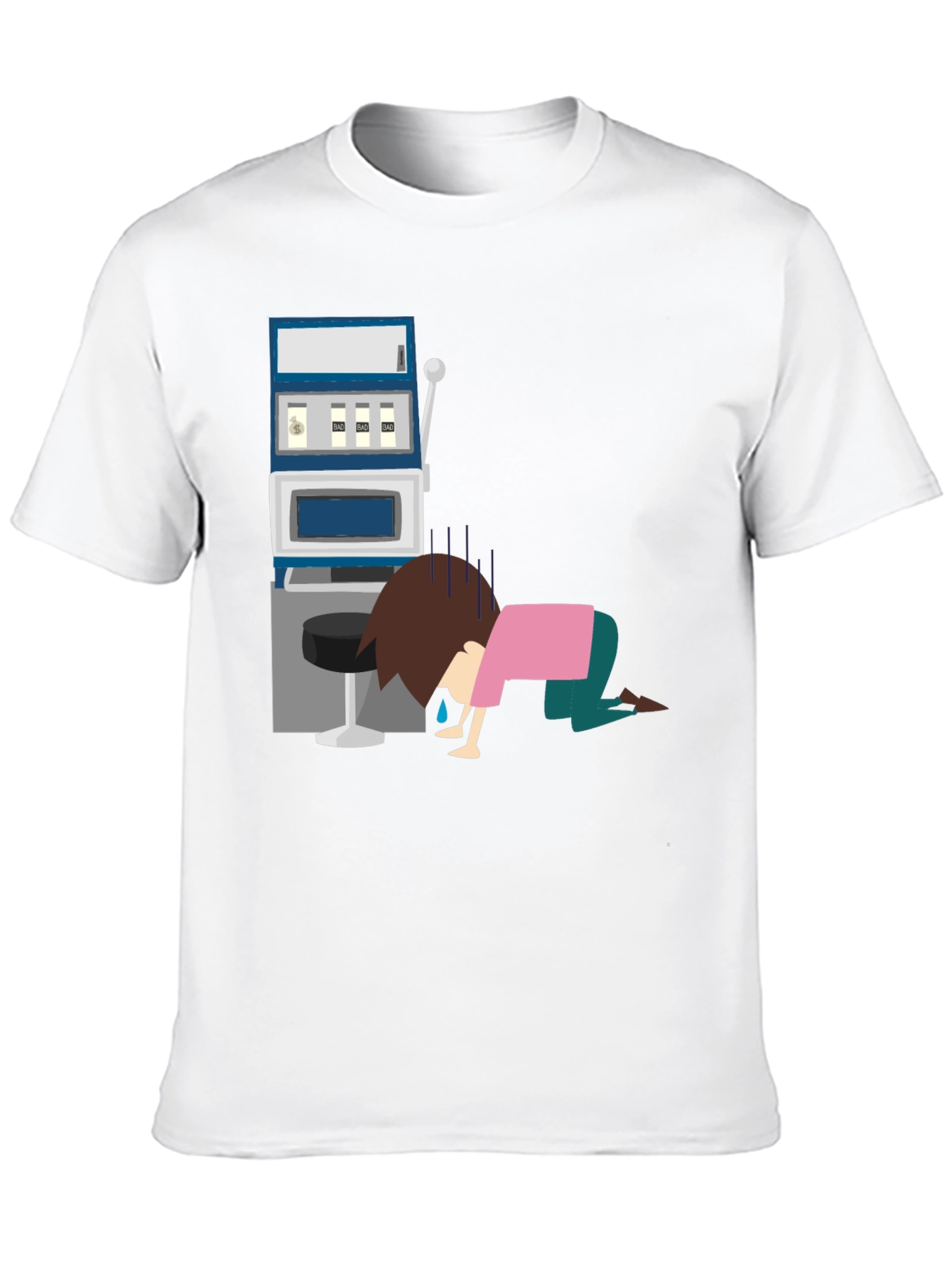 Gambling Loss Graphic Tee - Black