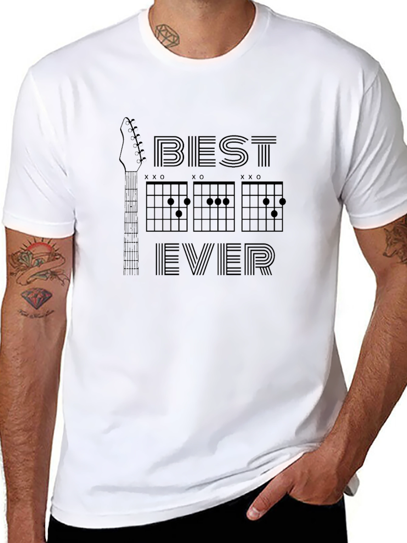 Best Guitarist Ever Black T-Shirt