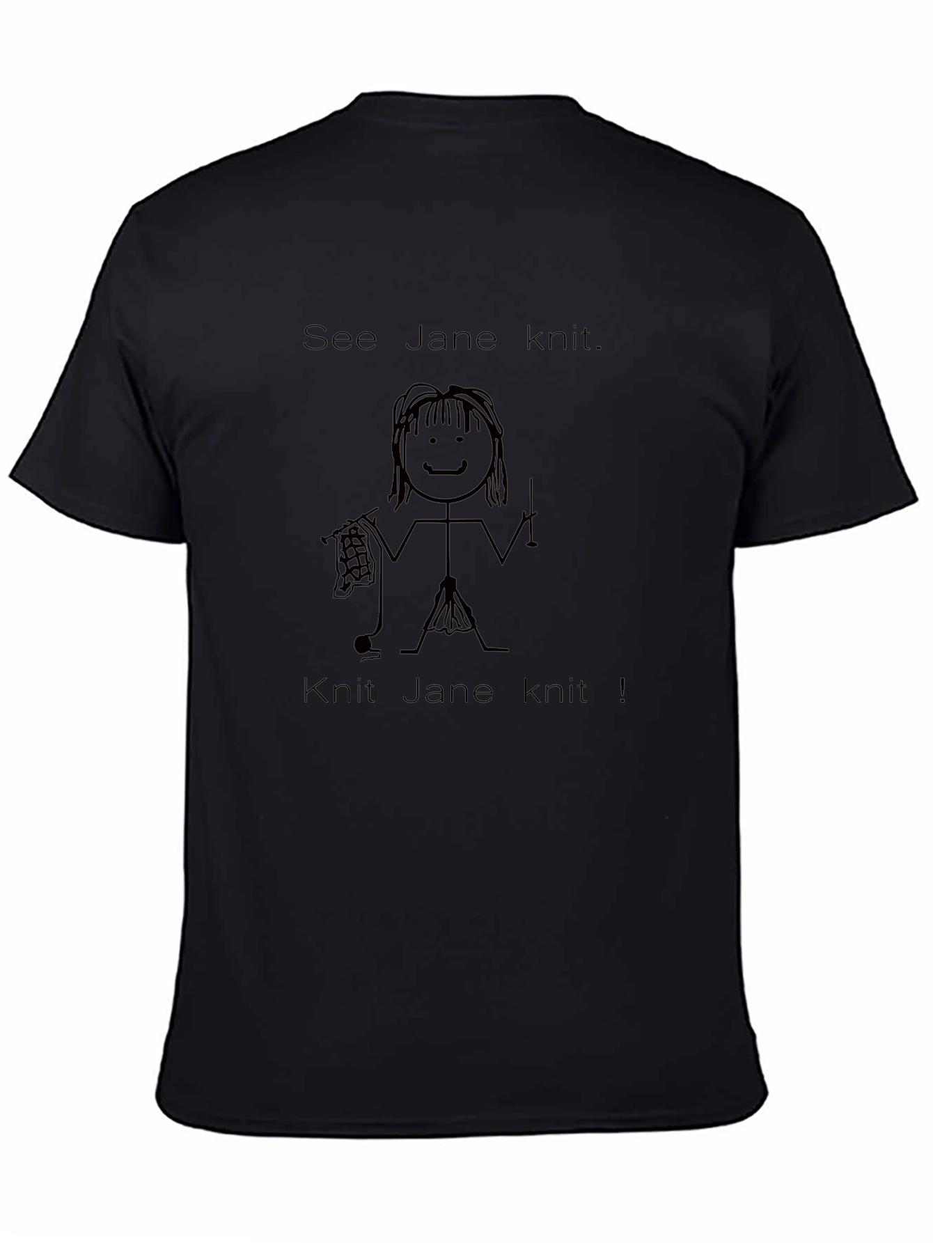 See Jane Knit T-Shirt - Funny Knitting Tee