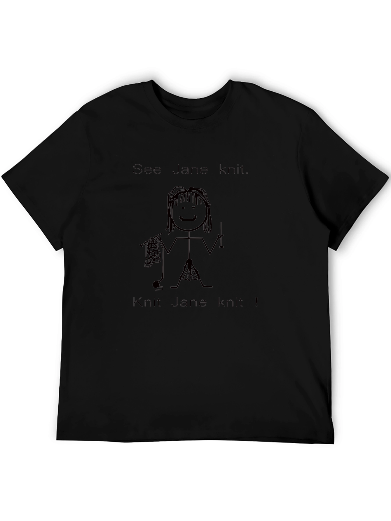 See Jane Knit T-Shirt - Funny Knitting Tee