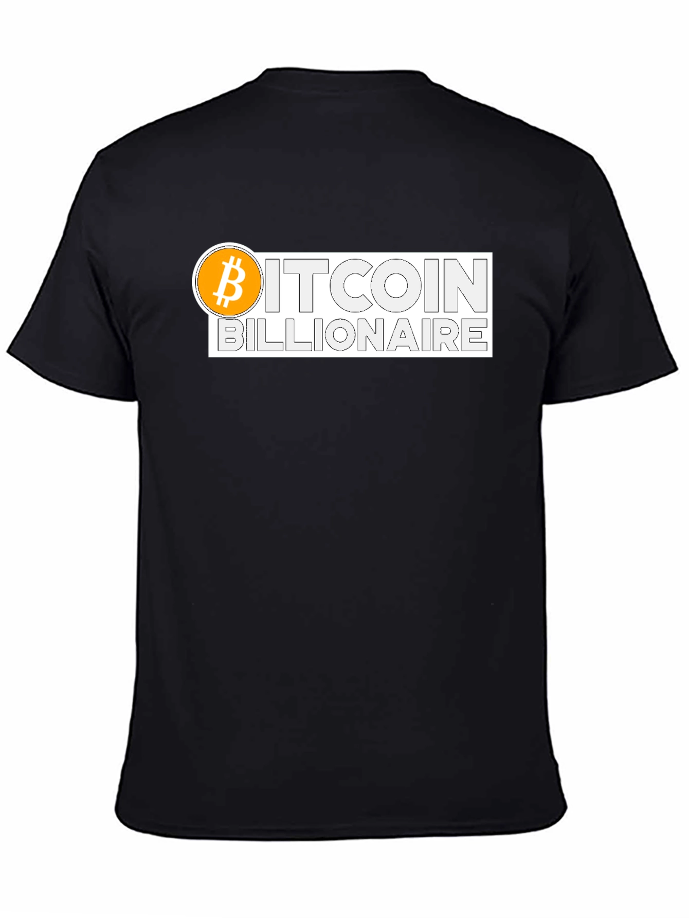 Bitcoin Billionaire Black Graphic T-Shirt