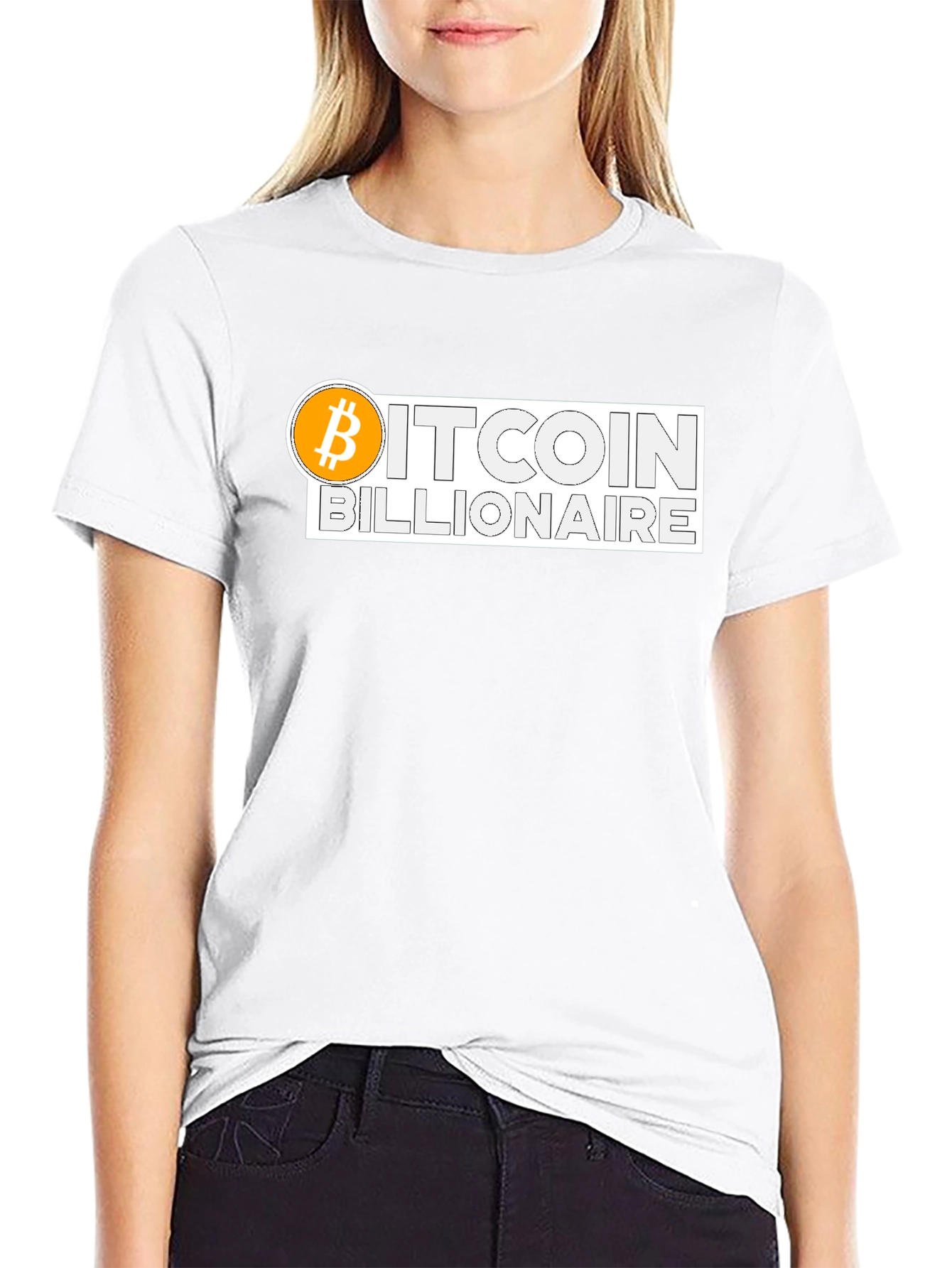 Bitcoin Billionaire Black Graphic T-Shirt