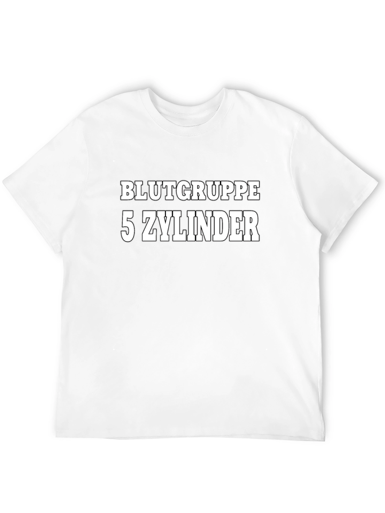 Blutgruppe 5 Zylinder Black T-Shirt