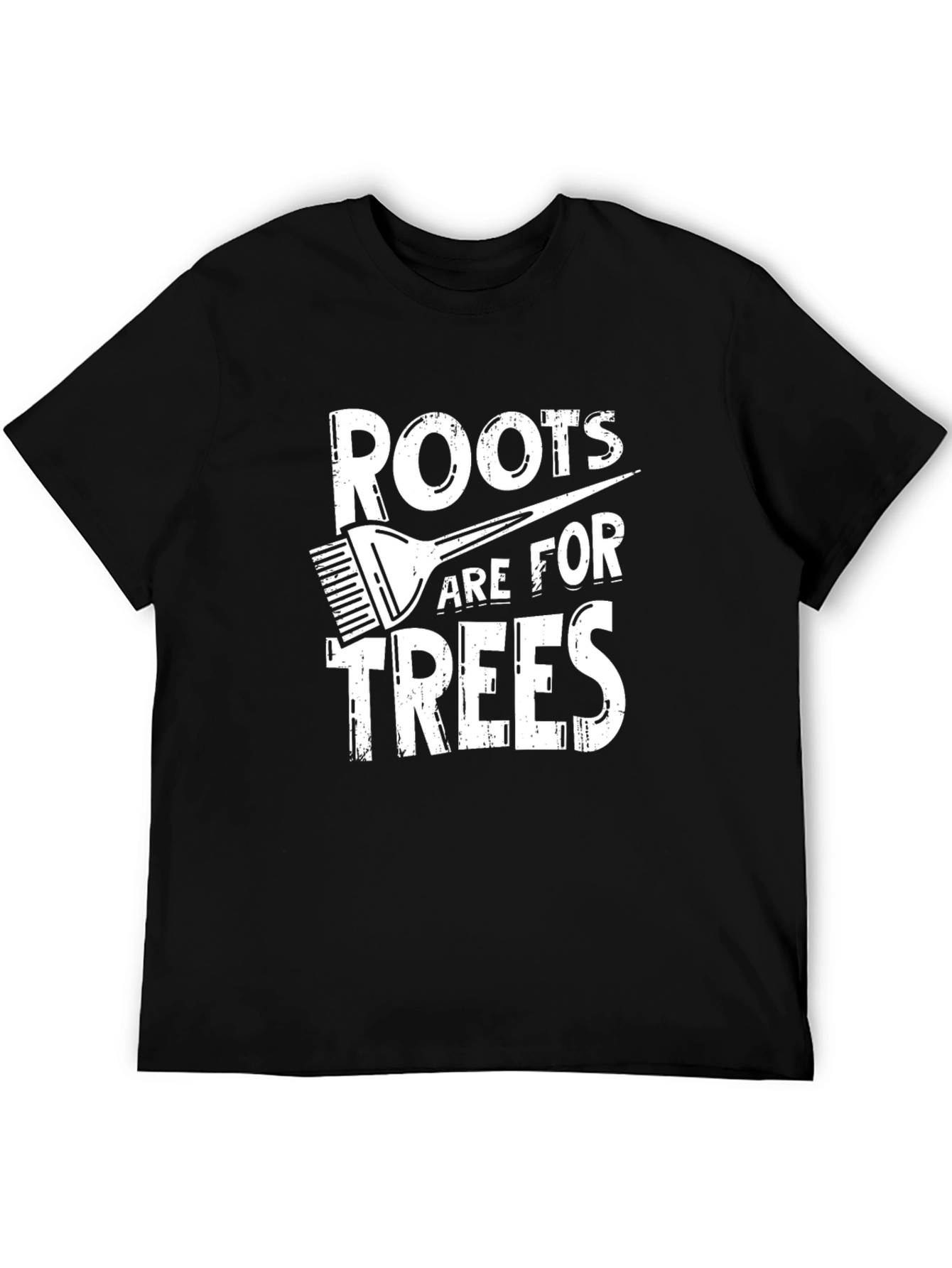 Roots Are For Trees Black Graphic Tee