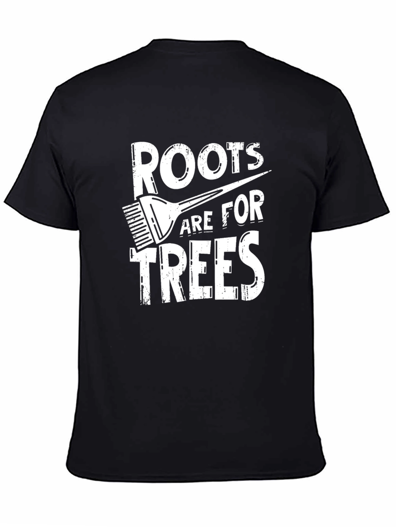 Roots Are For Trees Black Graphic Tee
