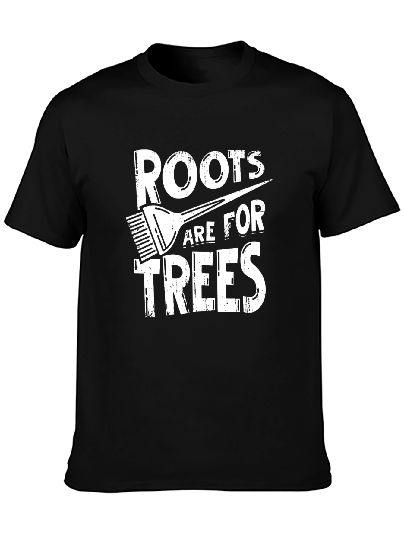 Roots Are For Trees Black Graphic Tee