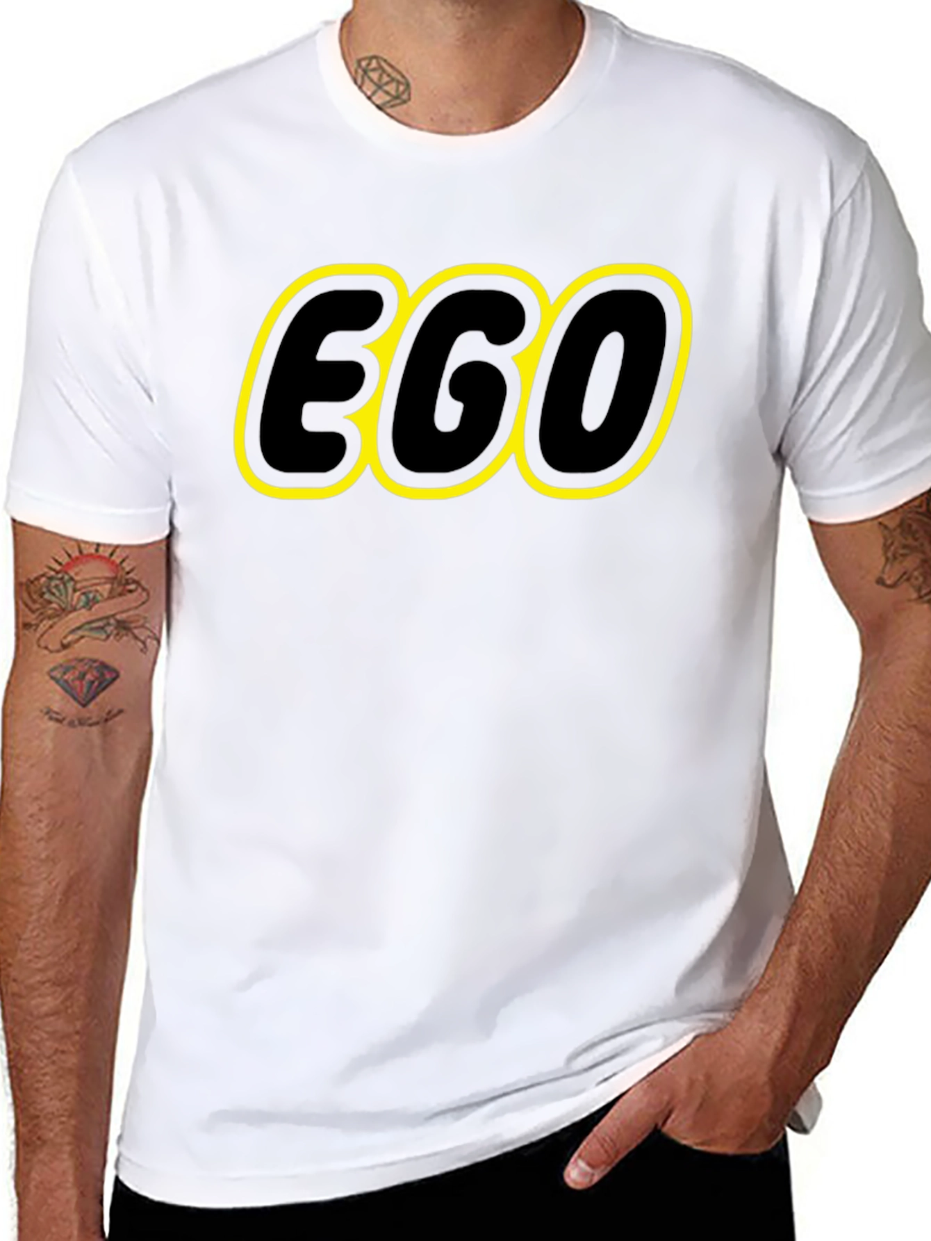Ego Graphic T-Shirt - Bold Statement Tee