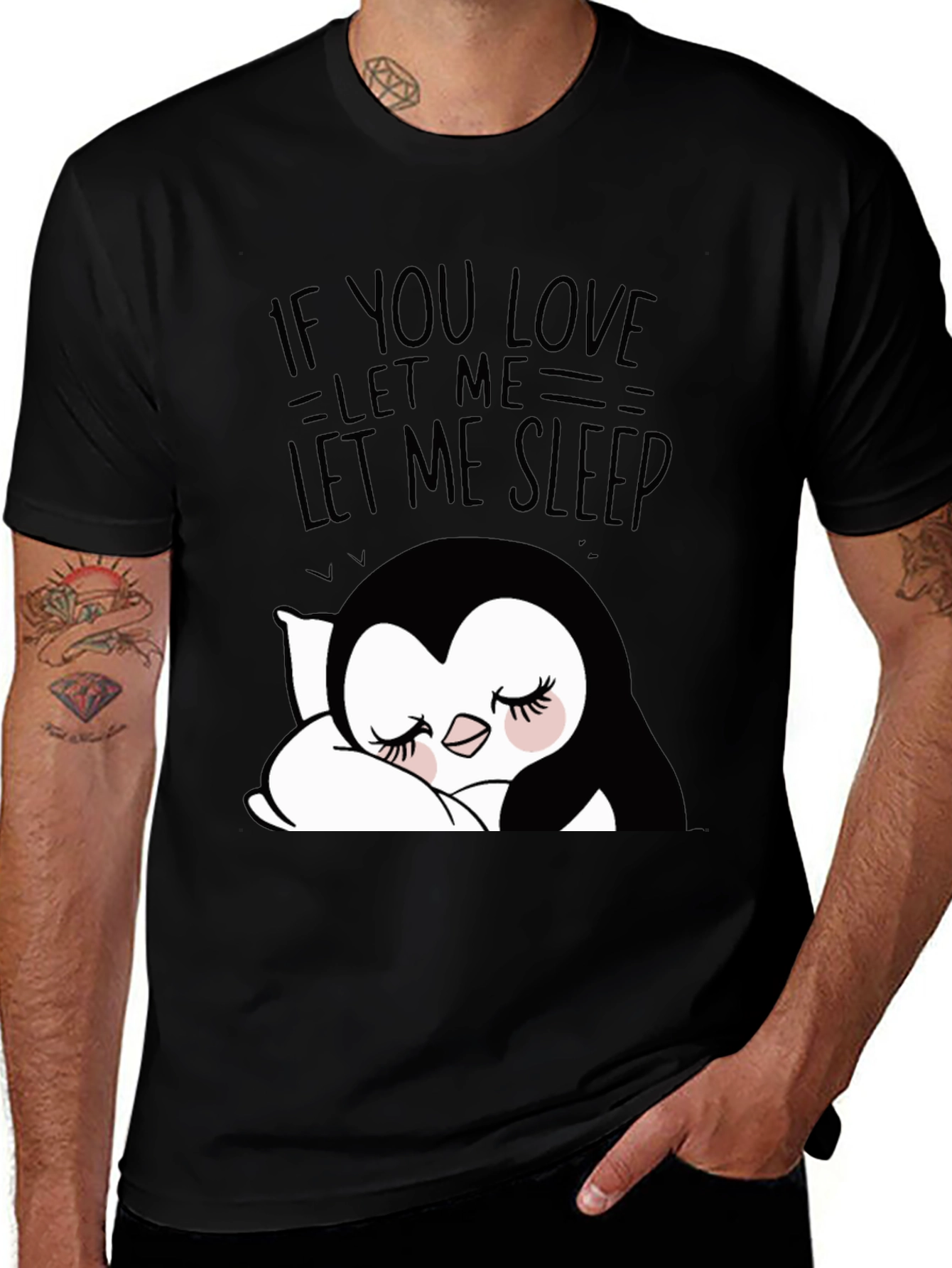Cute Penguin Sleep T-Shirt