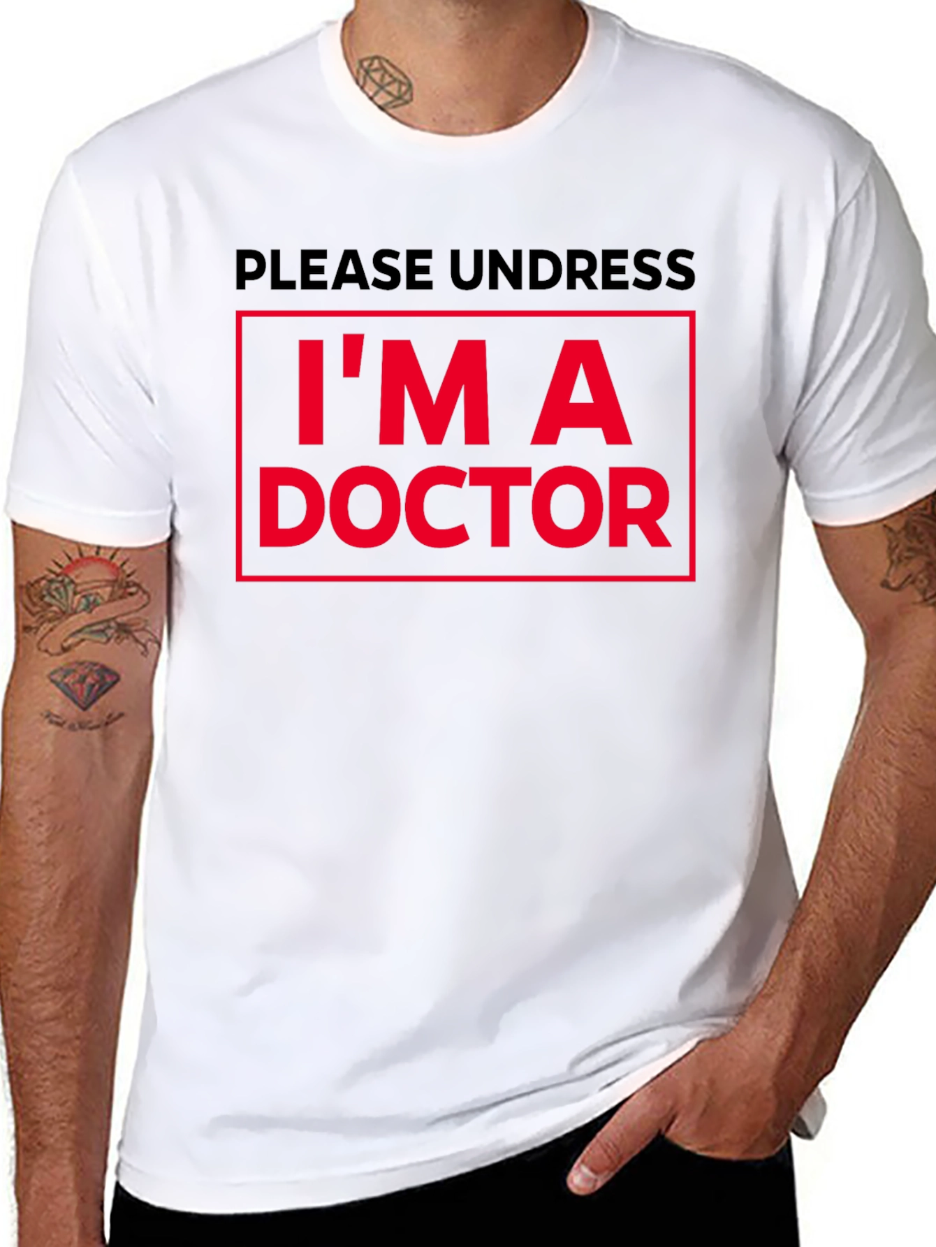 Funny Doctor T-Shirt - Please Undress