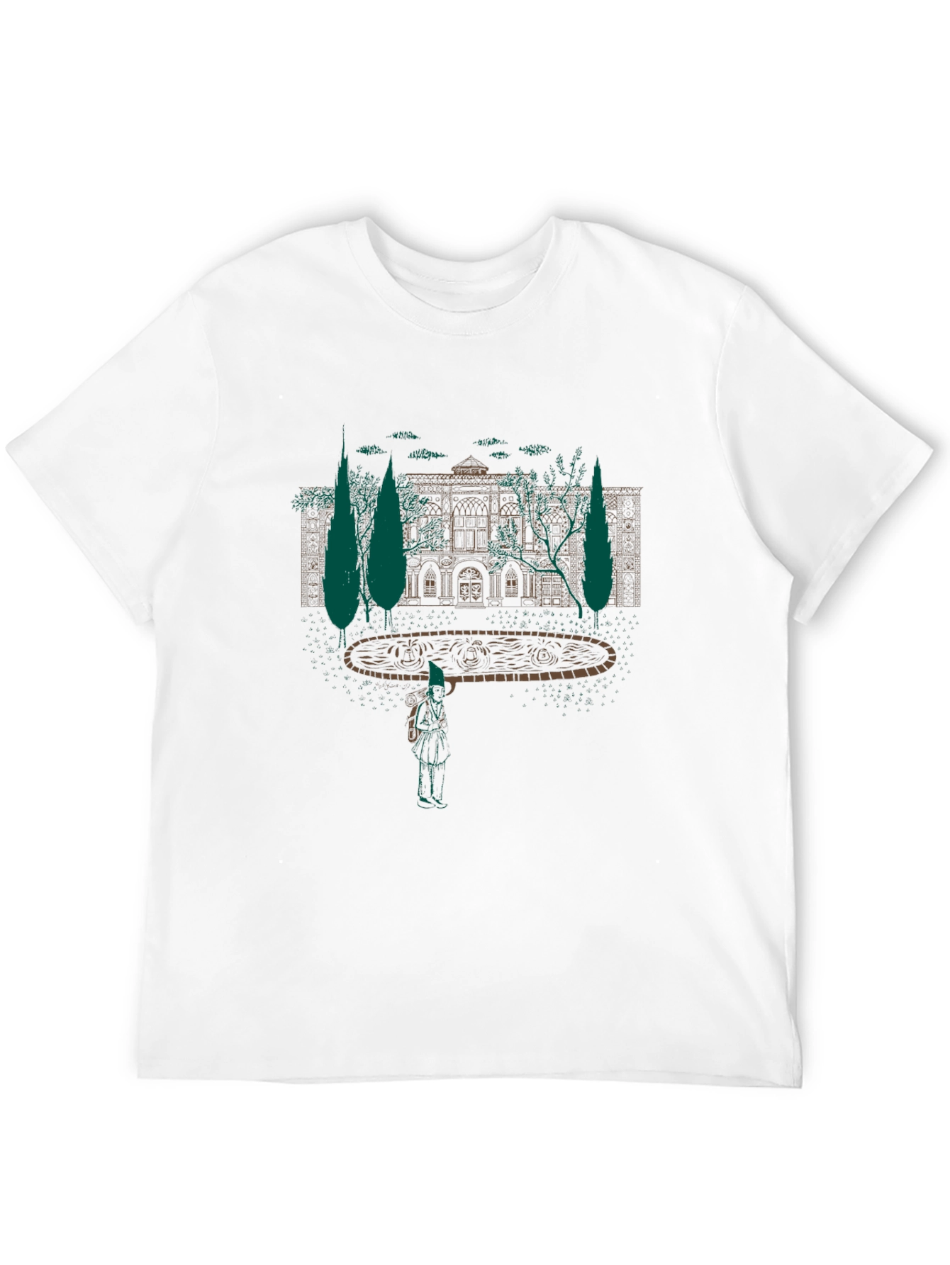 Intricate Mansion Graphic Tee