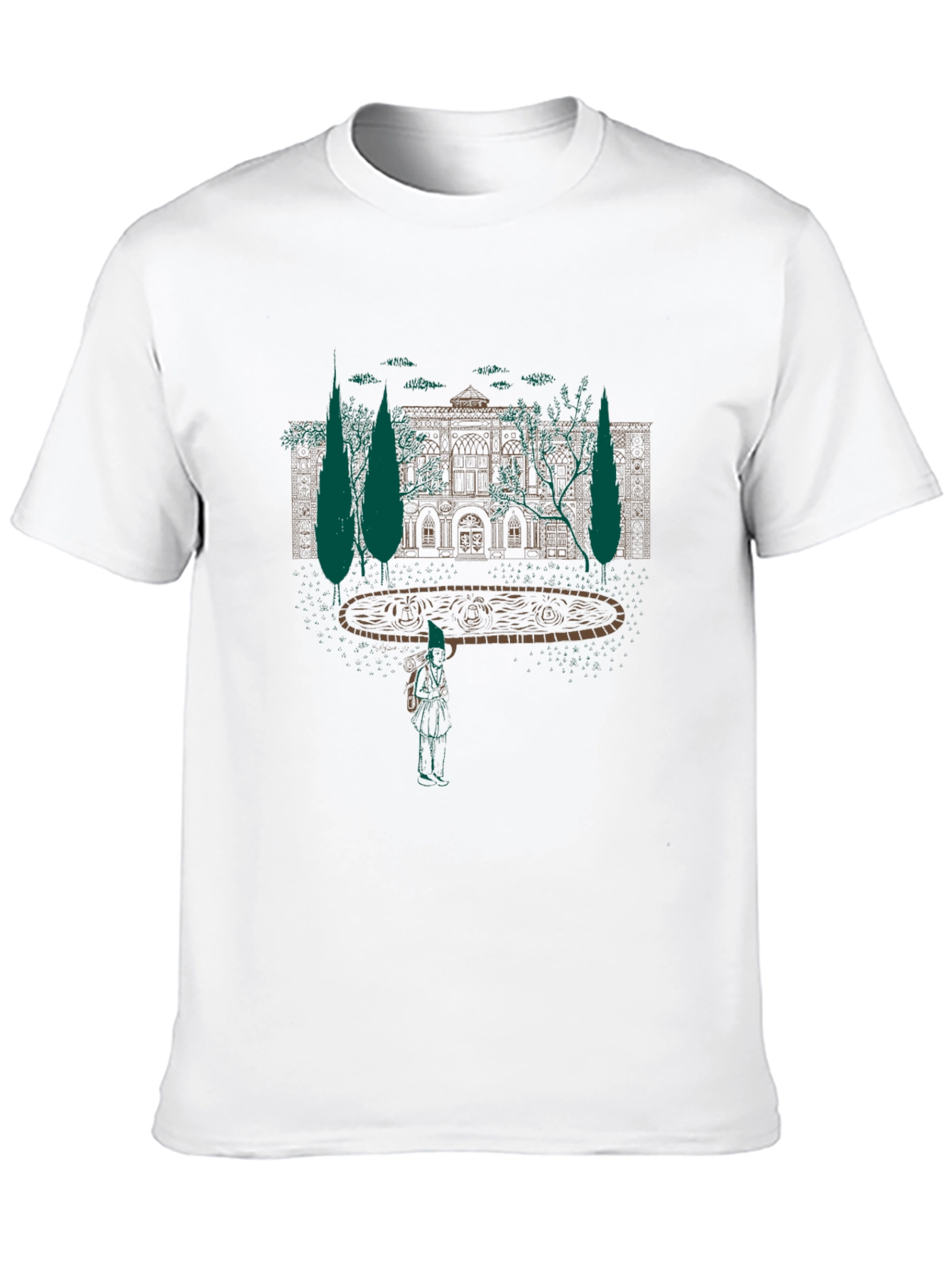 Intricate Mansion Graphic Tee
