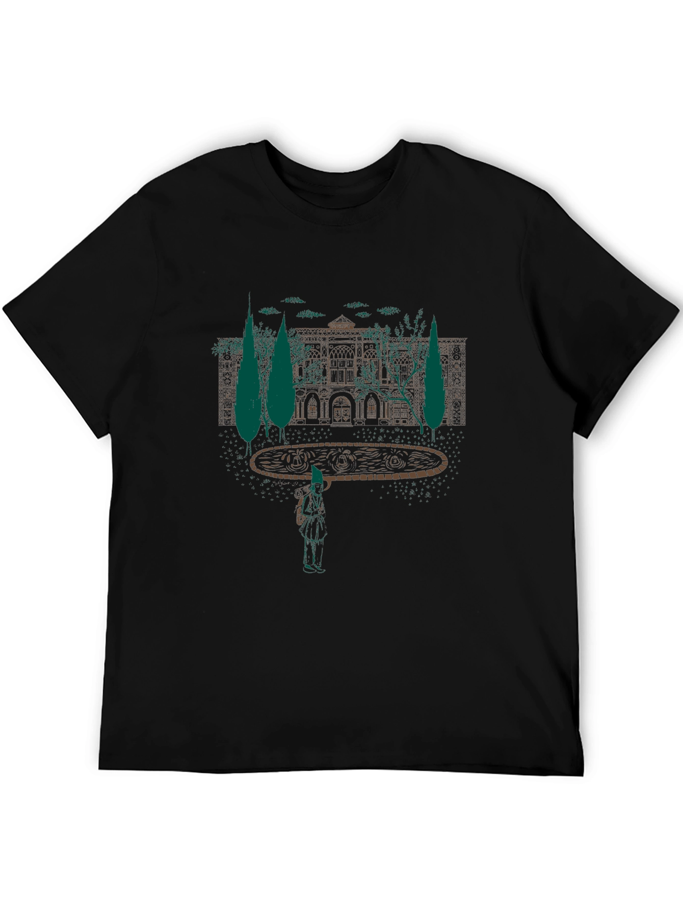 Intricate Mansion Graphic Tee
