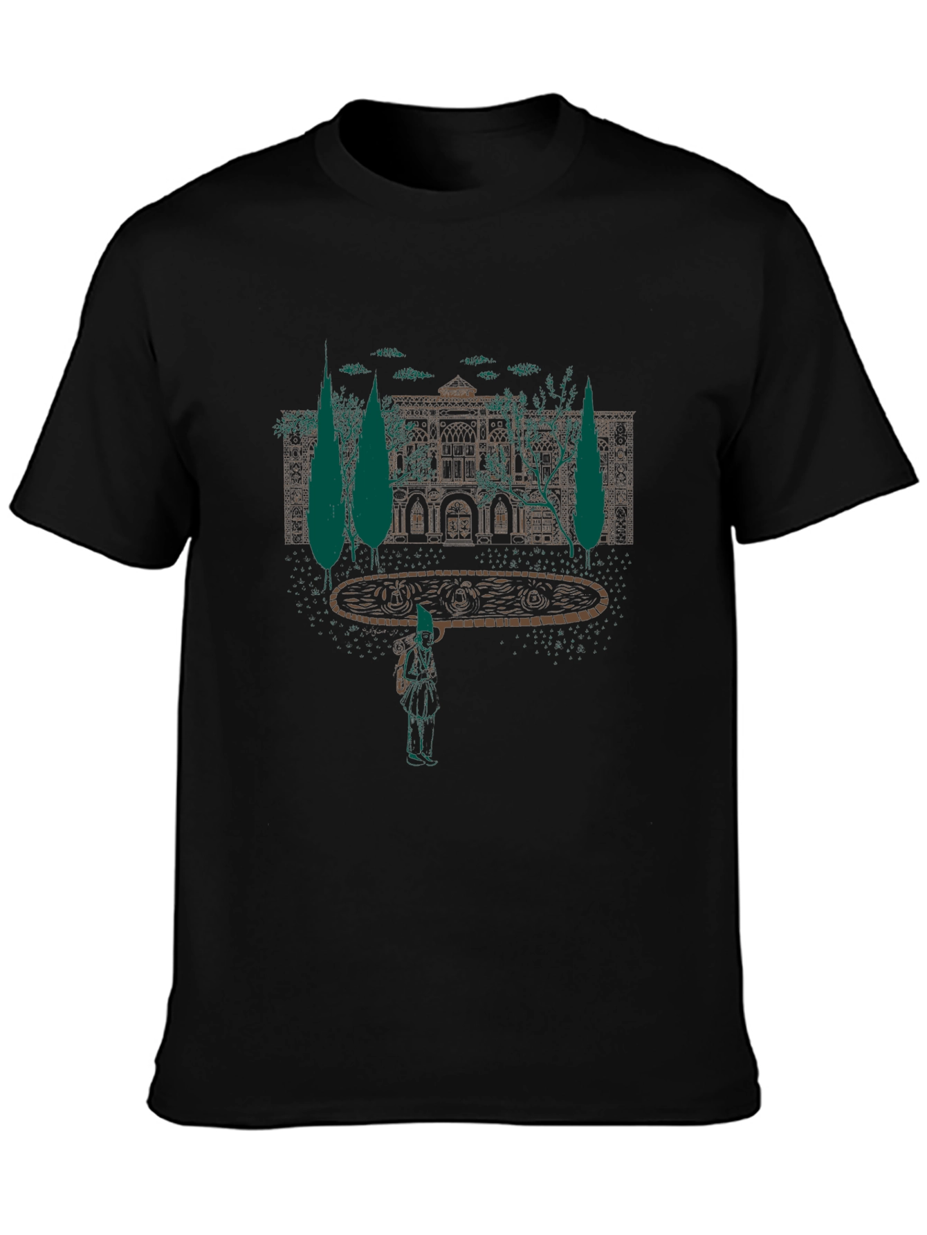 Intricate Mansion Graphic Tee