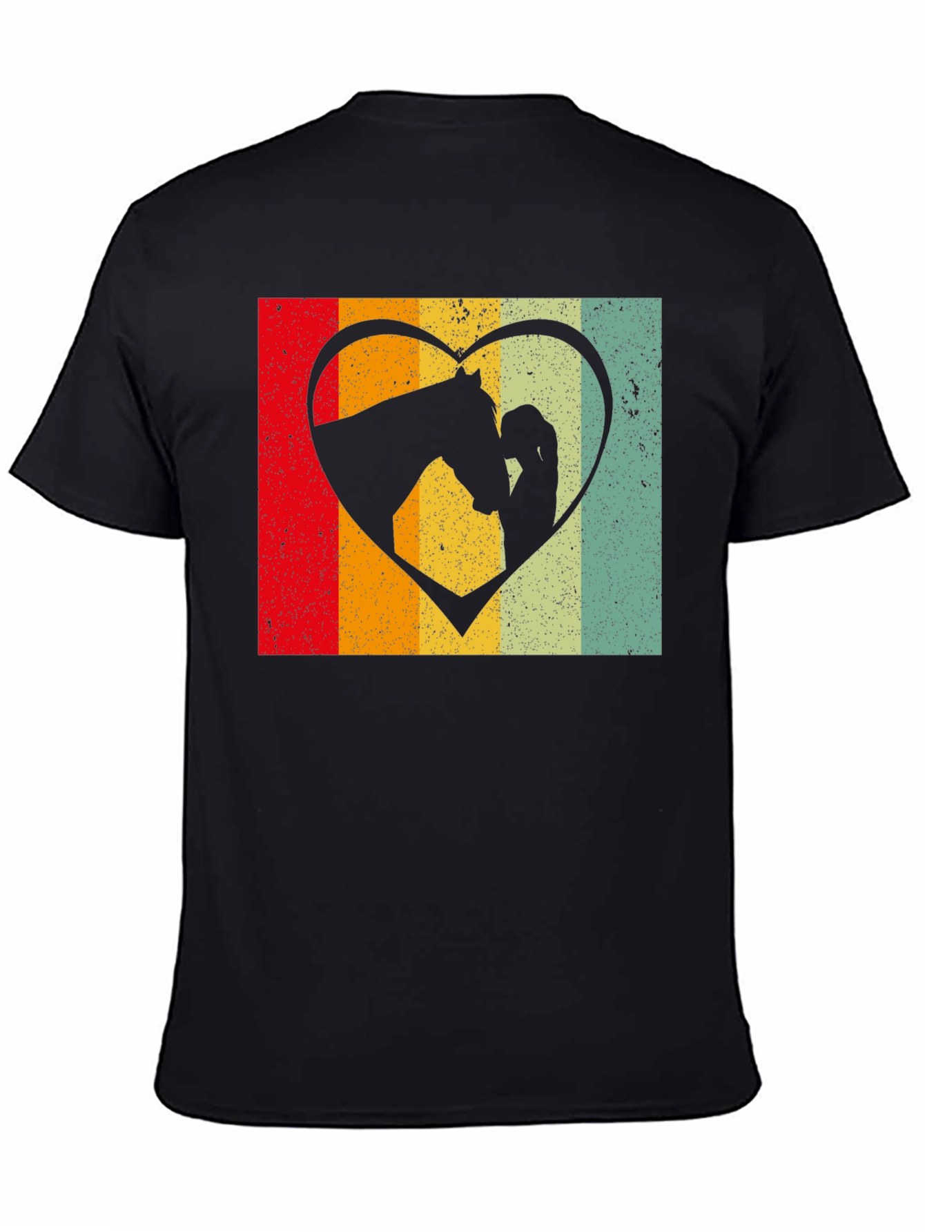 Retro Horse & Girl Heart Tee