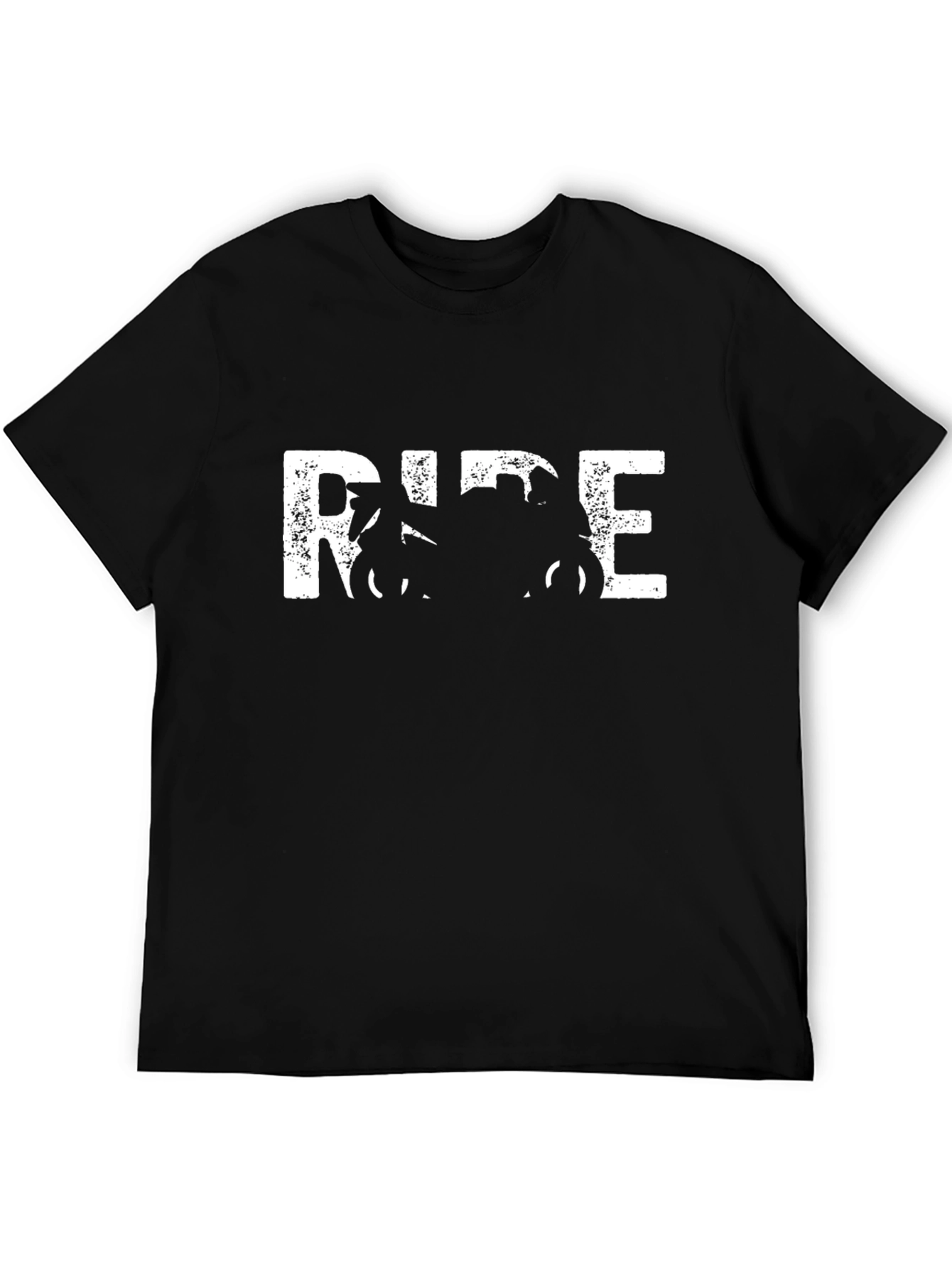 Ride Motorcycle Graphic T-Shirt - Black