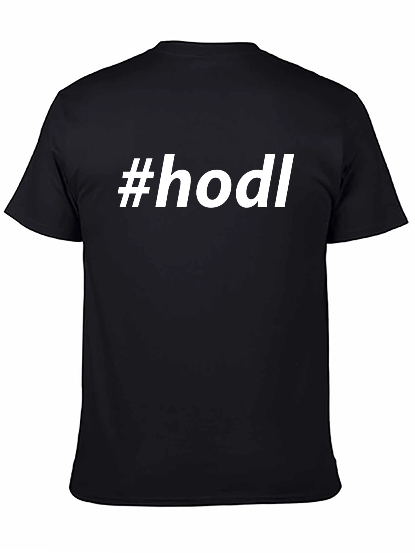 HODL Crypto T-Shirt - Black Bitcoin Investor Tee