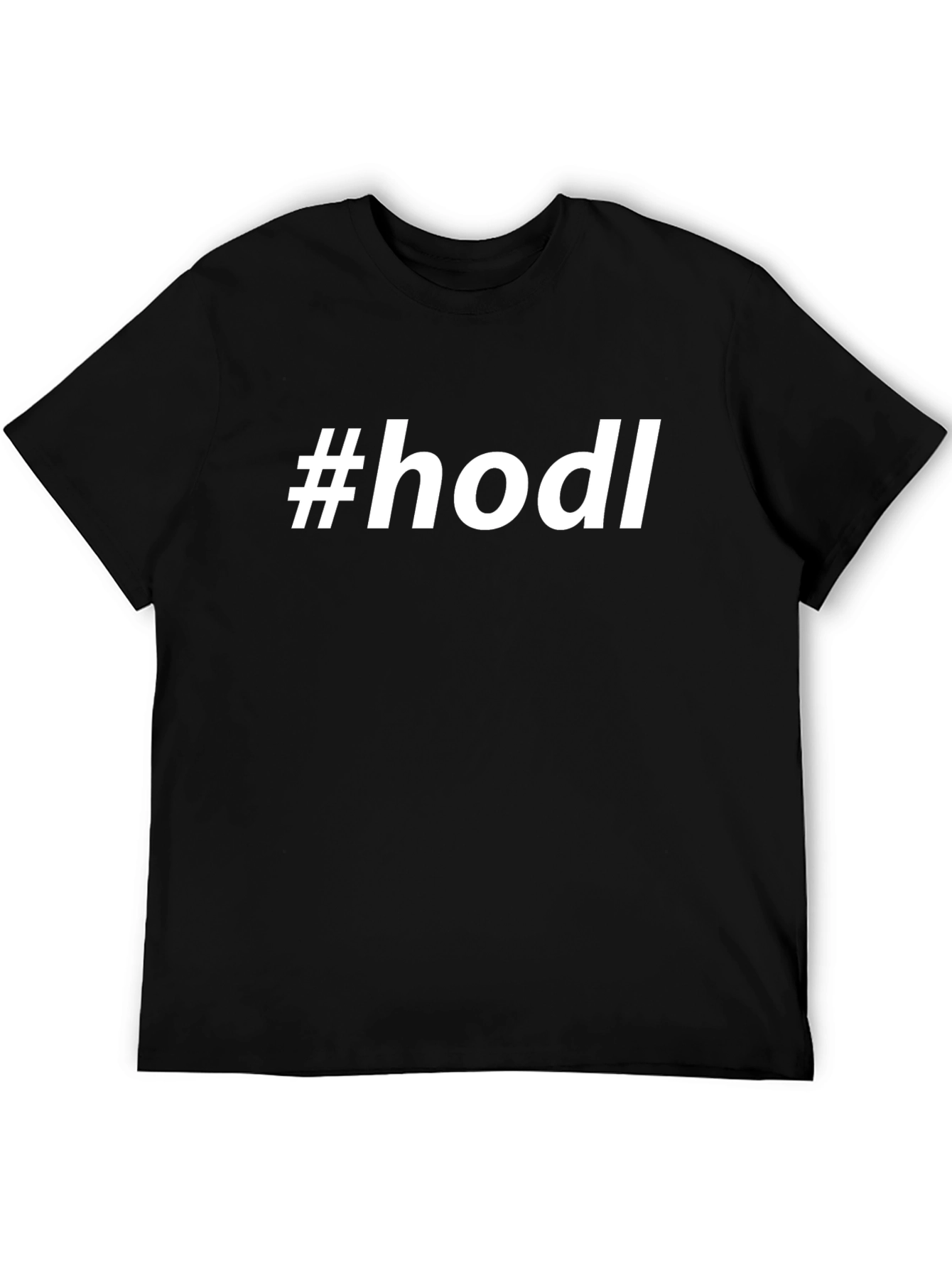 HODL Crypto T-Shirt - Black Bitcoin Investor Tee