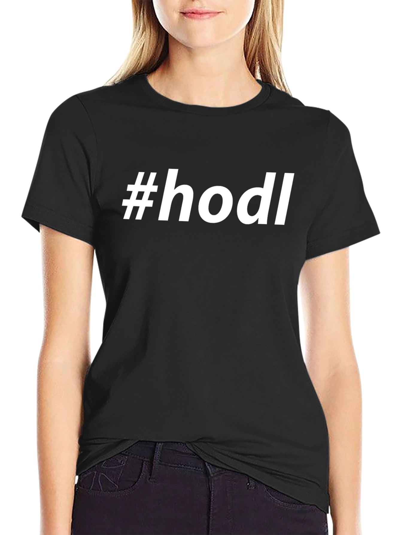 HODL Crypto T-Shirt - Black Bitcoin Investor Tee
