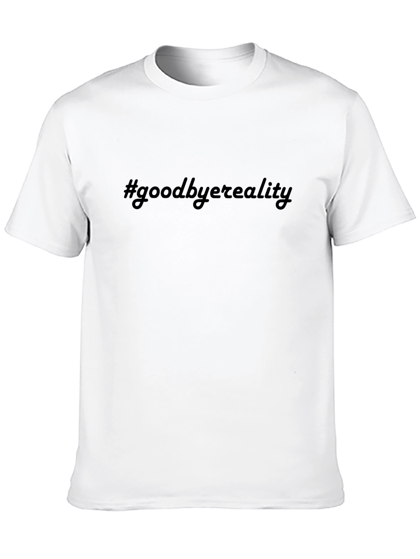 Goodbye Reality Black Graphic Tee
