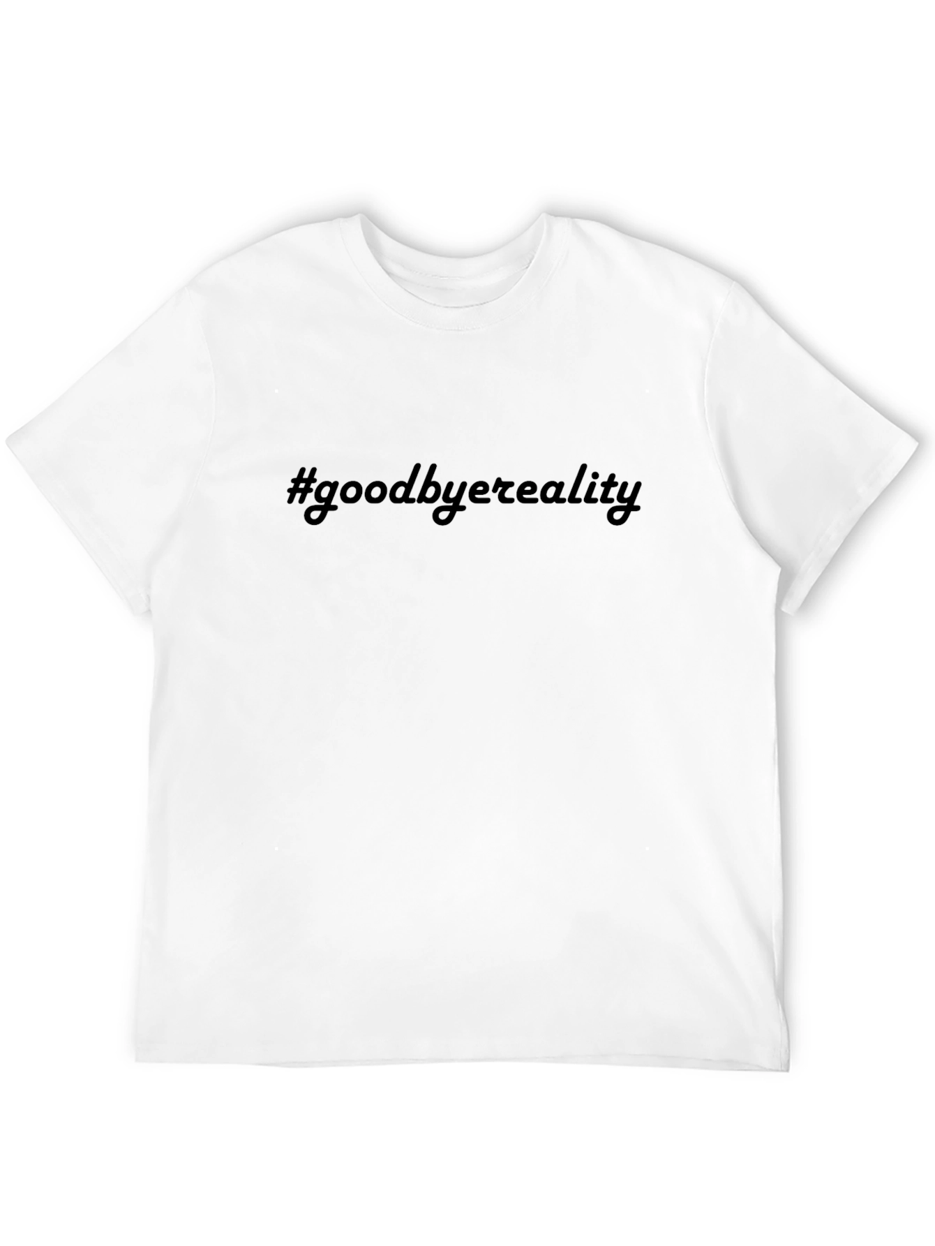 Goodbye Reality Black Graphic Tee