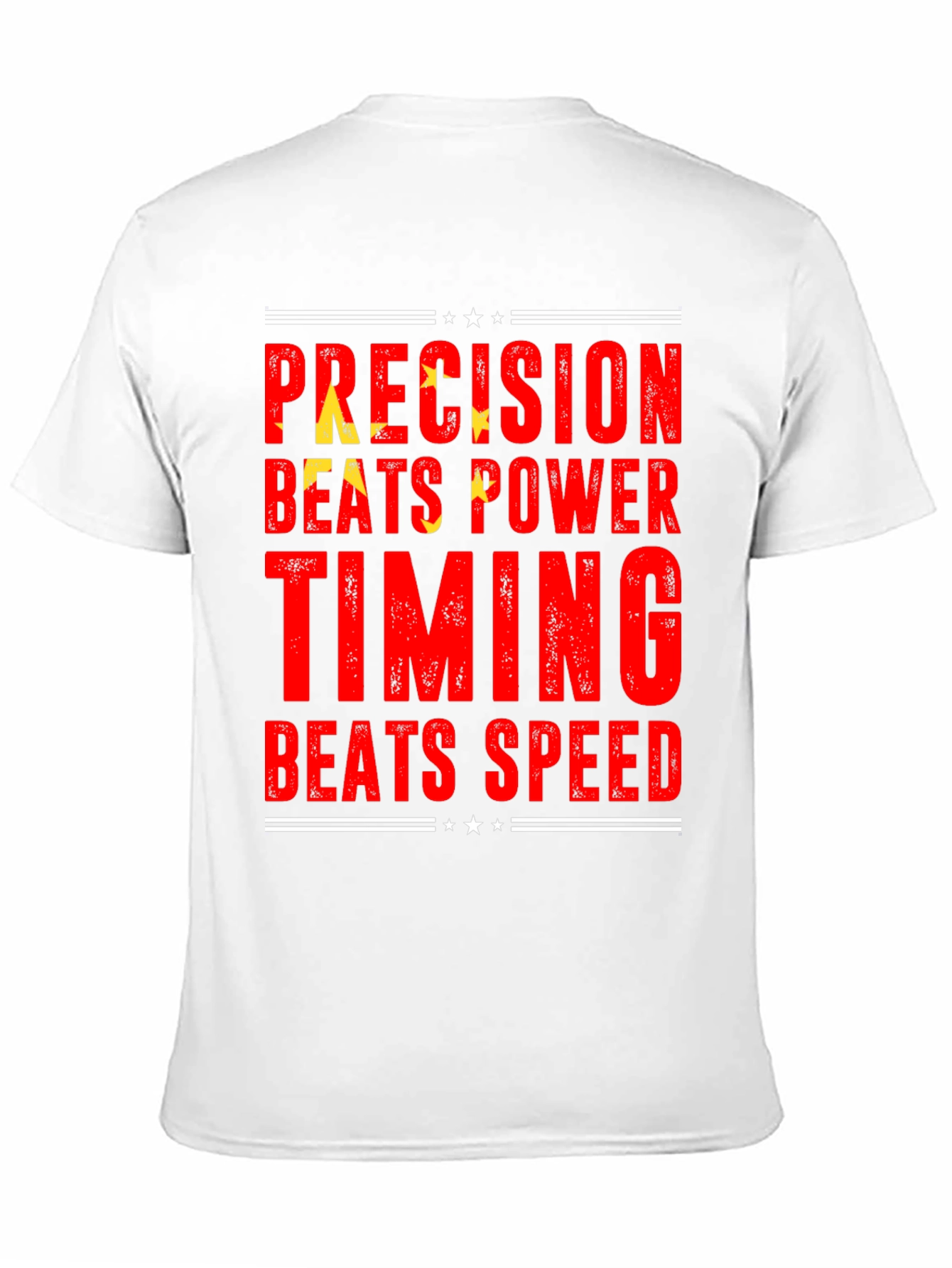 Precision Beats Power Timing Speed Tee